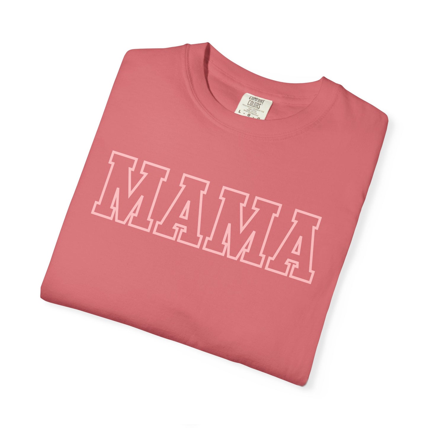 Mama Shirt, Custom Comfort Colors Material, Summer Tee, Bright Colorful Tee, Gift, Mother's Day