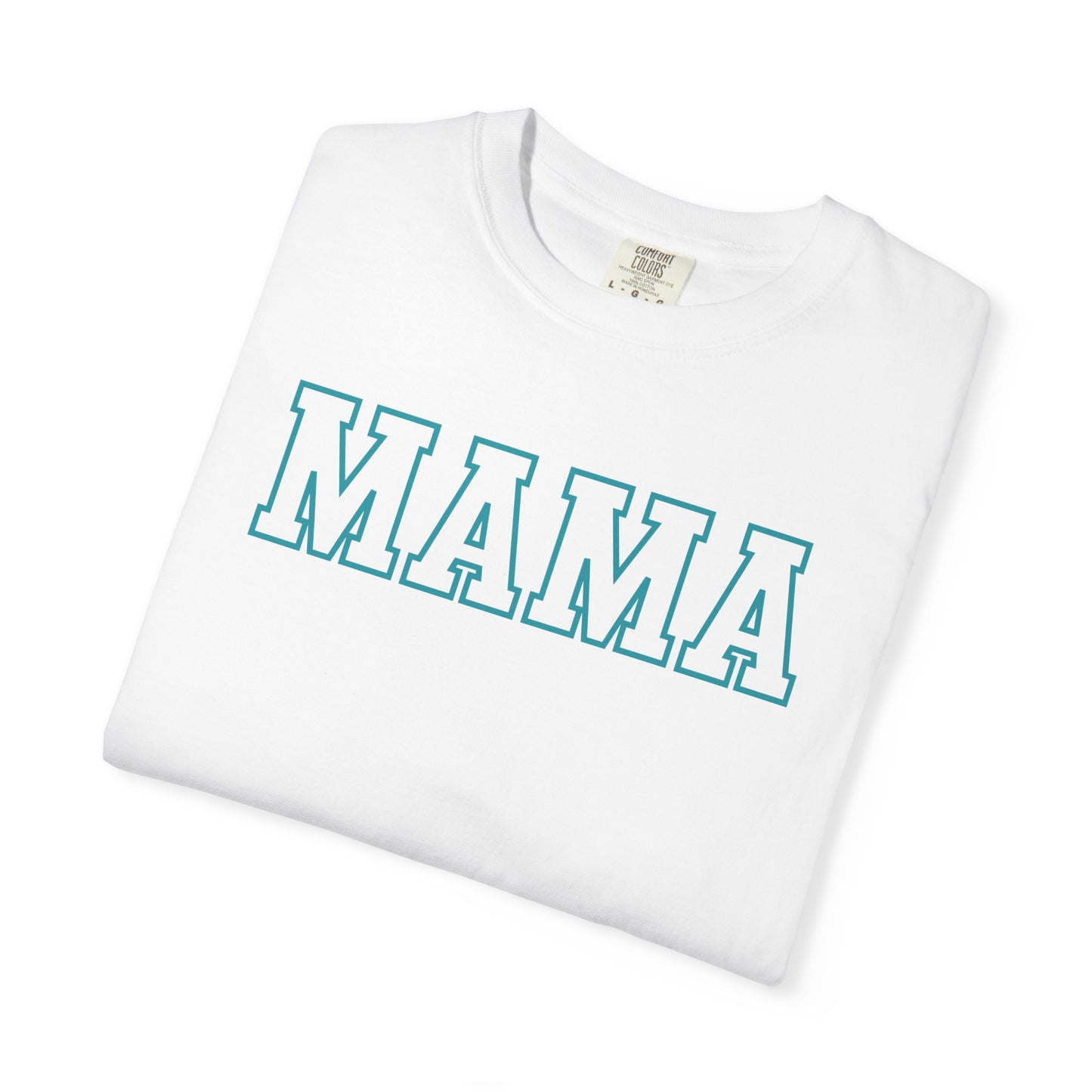 Mama Shirt, Custom Comfort Colors Material, Summer Tee, Bright Colorful Tee, Gift, Mother's Day