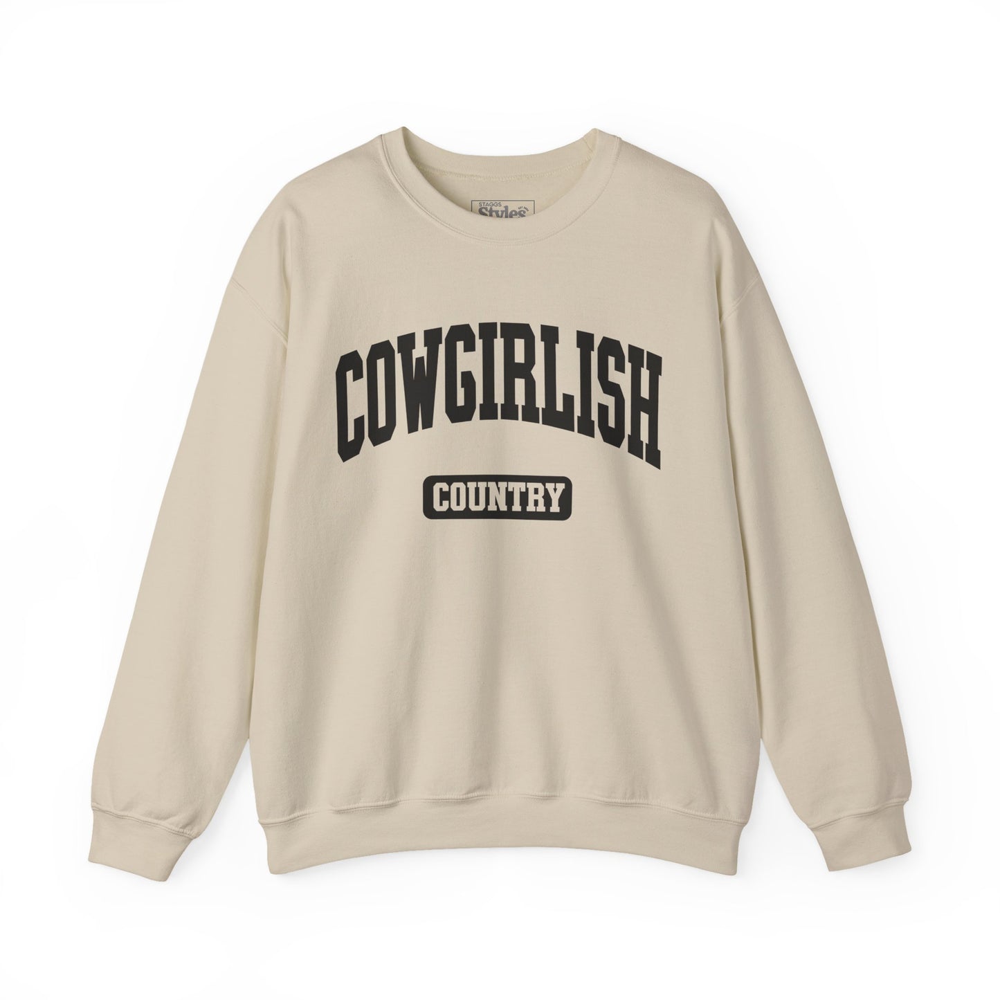 Cowgirlish Sweatshirt, Soft, Cozy, Cotton, Country, Southern, Western, Gift