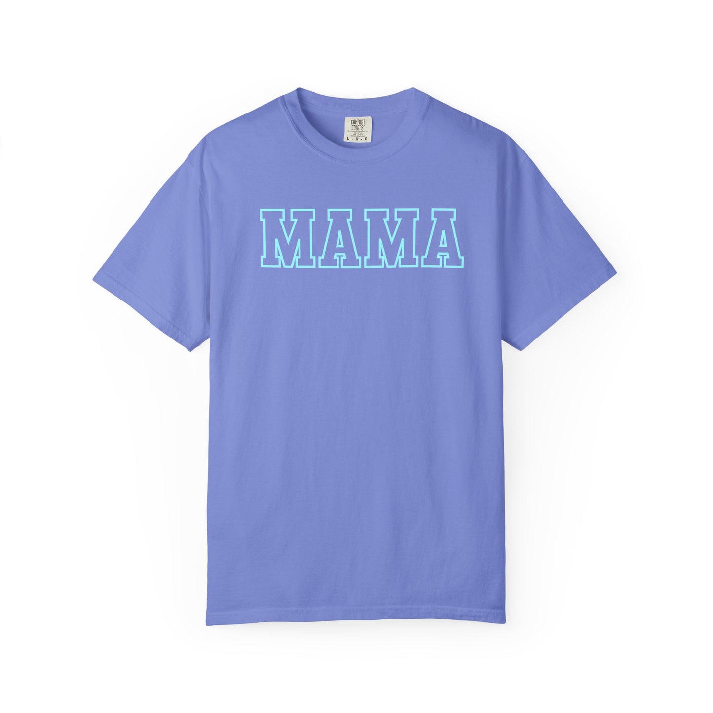 Mama Shirt, Custom Comfort Colors Material, Summer Tee, Bright Colorful Tee, Gift, Mother's Day