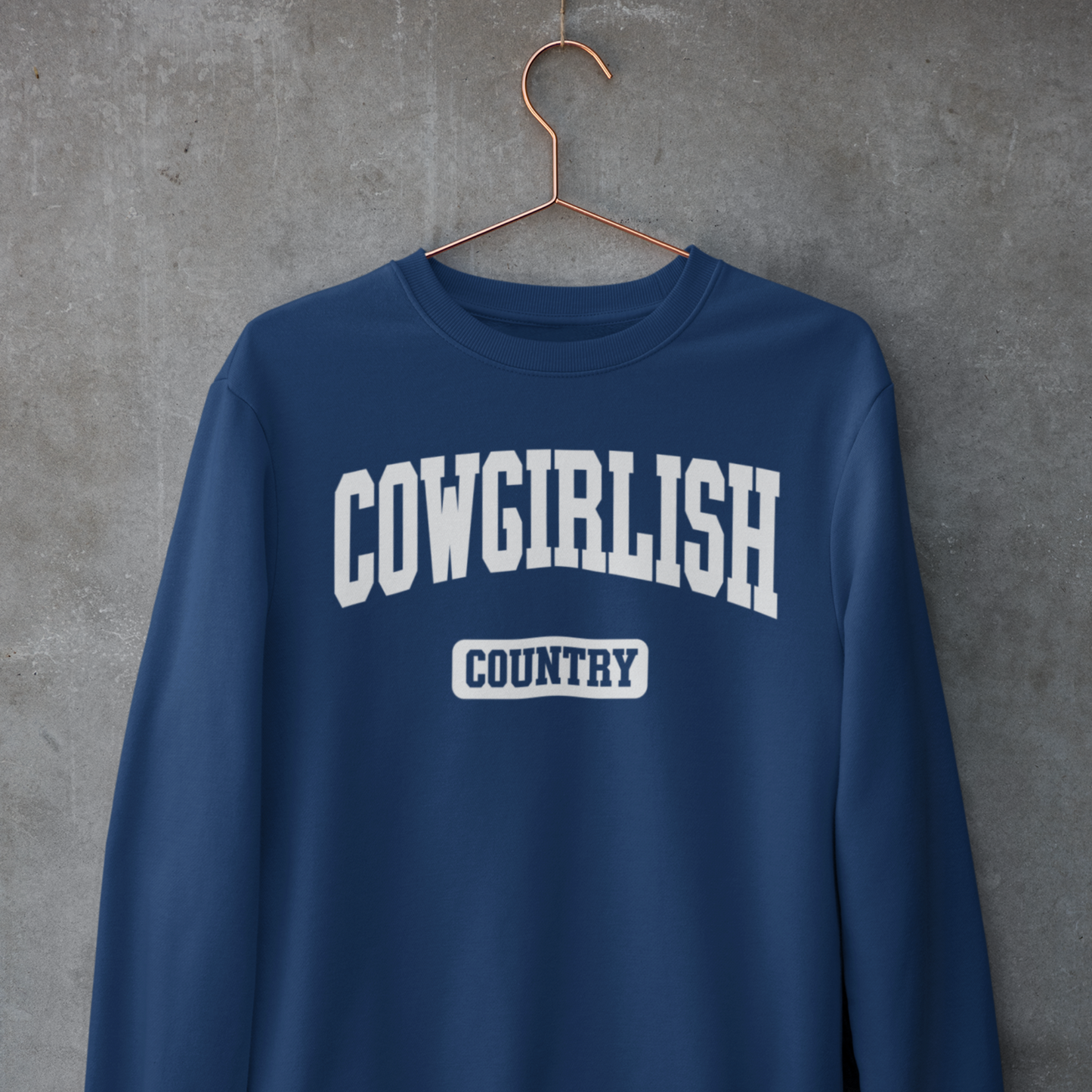 Cowgirlish Crew Neck Sweatshirt - Free Shipping, Soft, Cozy, Cotton, Country, Southern, Western Trend, Varsity Trend, Gift (18)