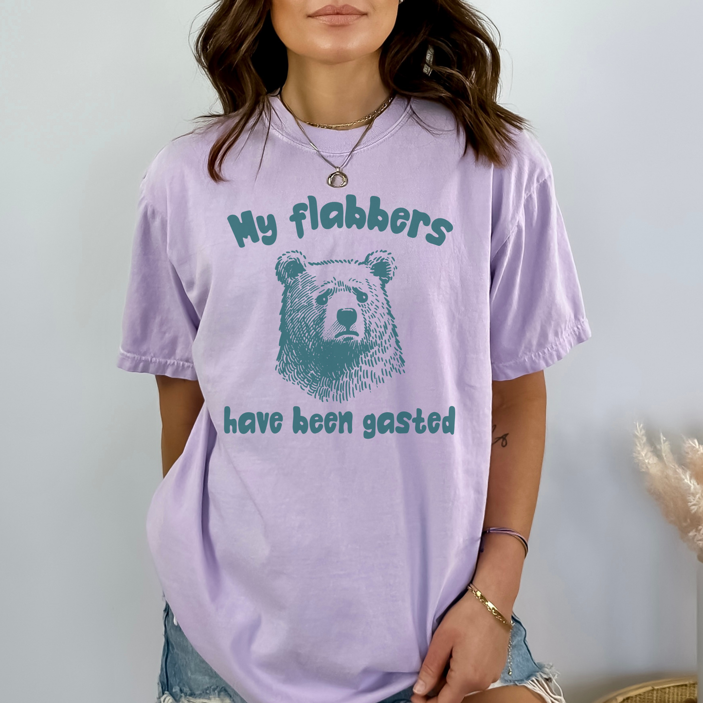 My Flabbers Have Been Gasted Shirt, Funny Bear, Humor, Gift, free shipping