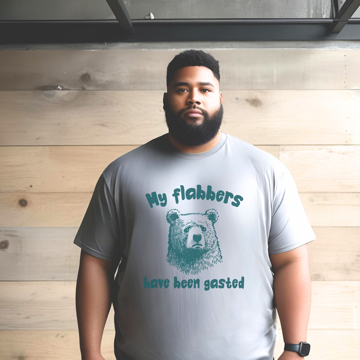 My Flabbers Have Been Gasted - Unisex Tall Beefy-T®, Big & Tall Size Shirt, Funny, Humor, Gift, Free Shipping