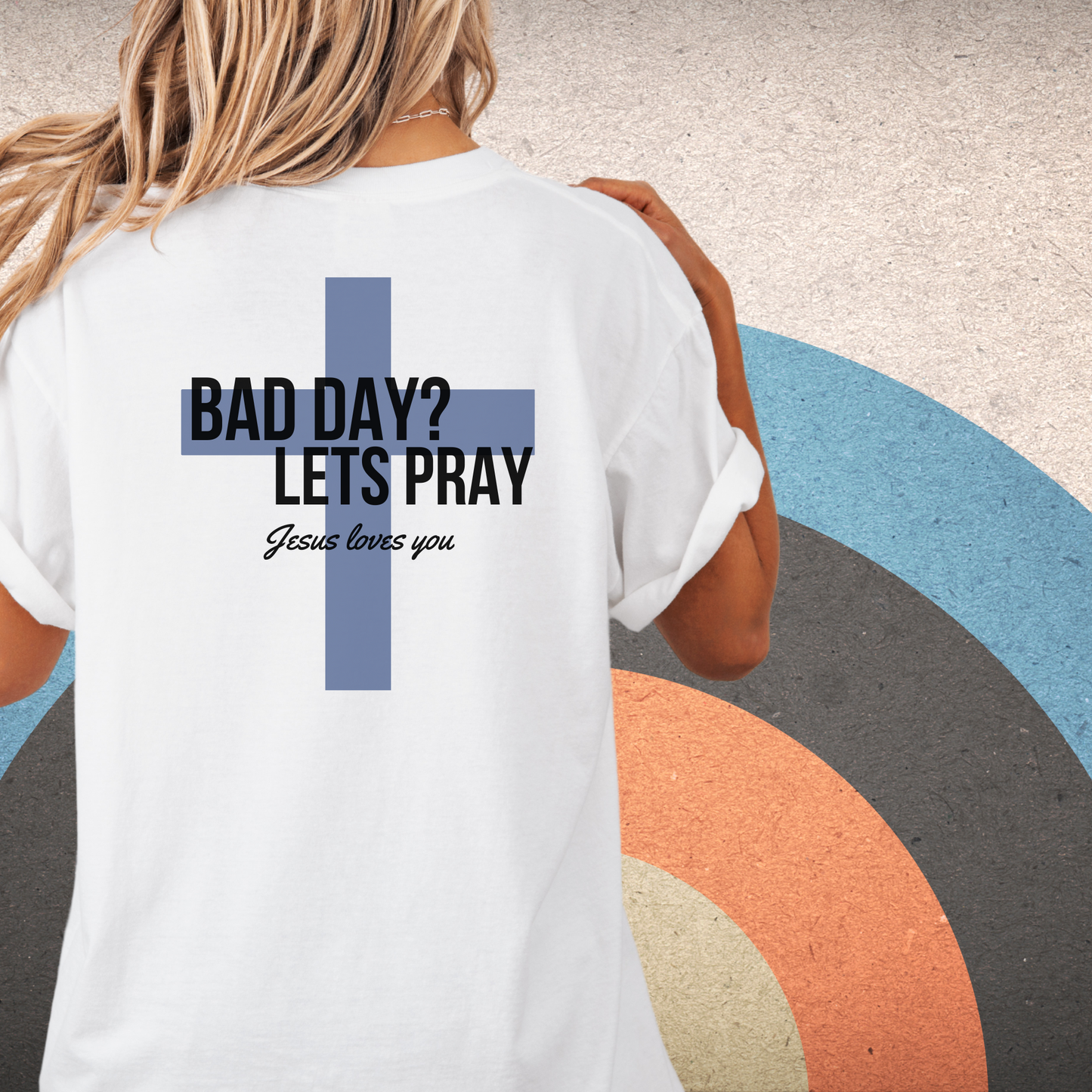 Bad Day? Let's Pray Unisex Shirt, Comfort Colors, Faith, Inspiration, Jesus, Christian, Church