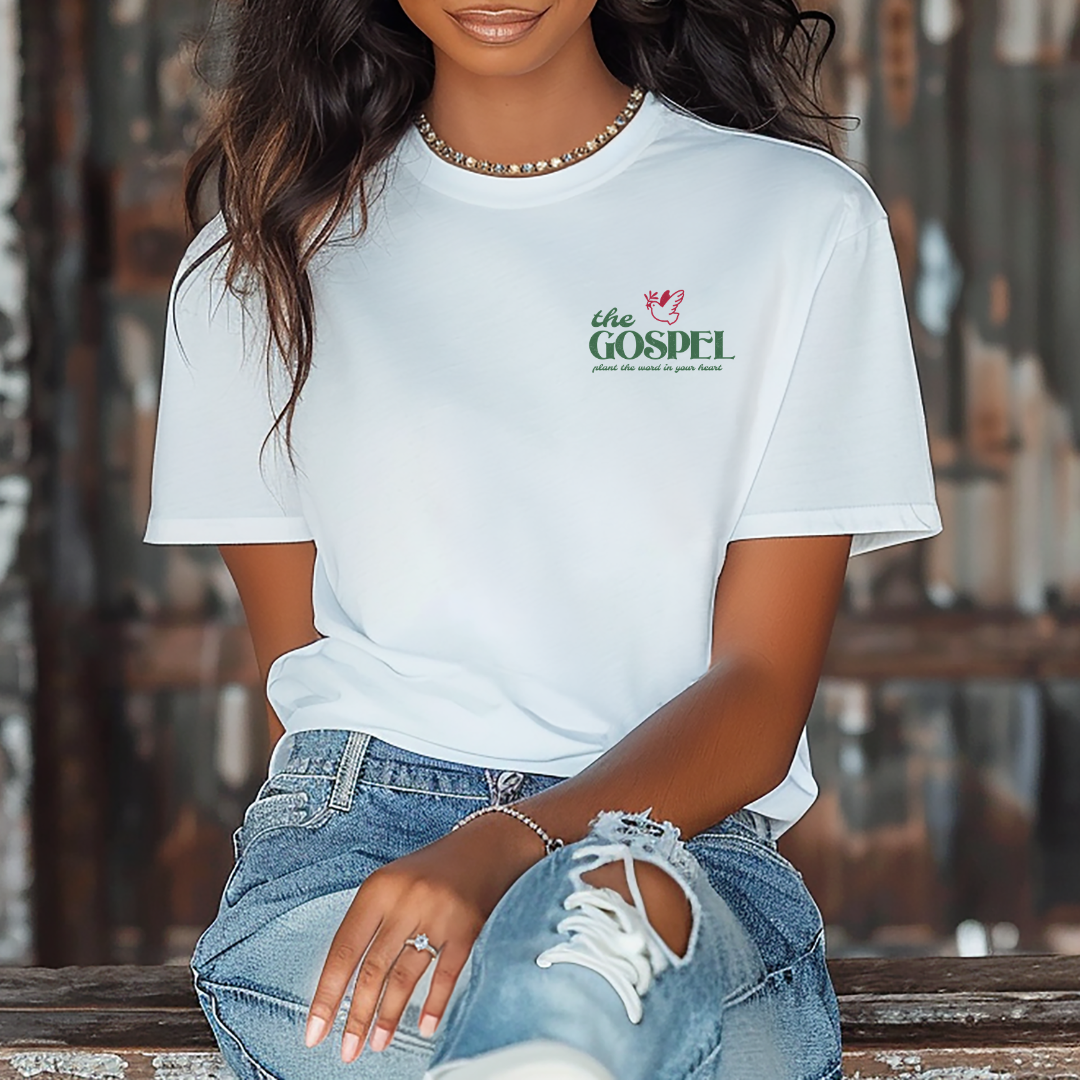 Spread the Gospel Shirt, Comfort Colors, Christian Apparel, Faith, Inspirational, Jesus, Church, Soft Cotton (04)