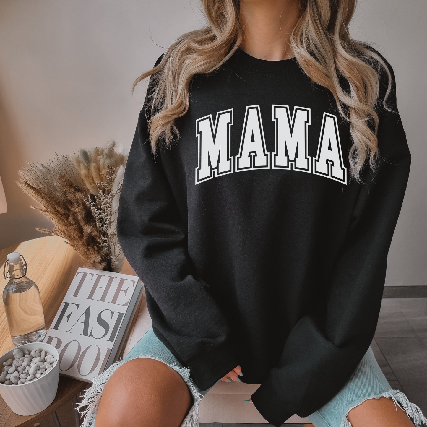 Mama Sweatshirt - Cozy Cotton, Gift for Moms, Mothers Day, Birthday