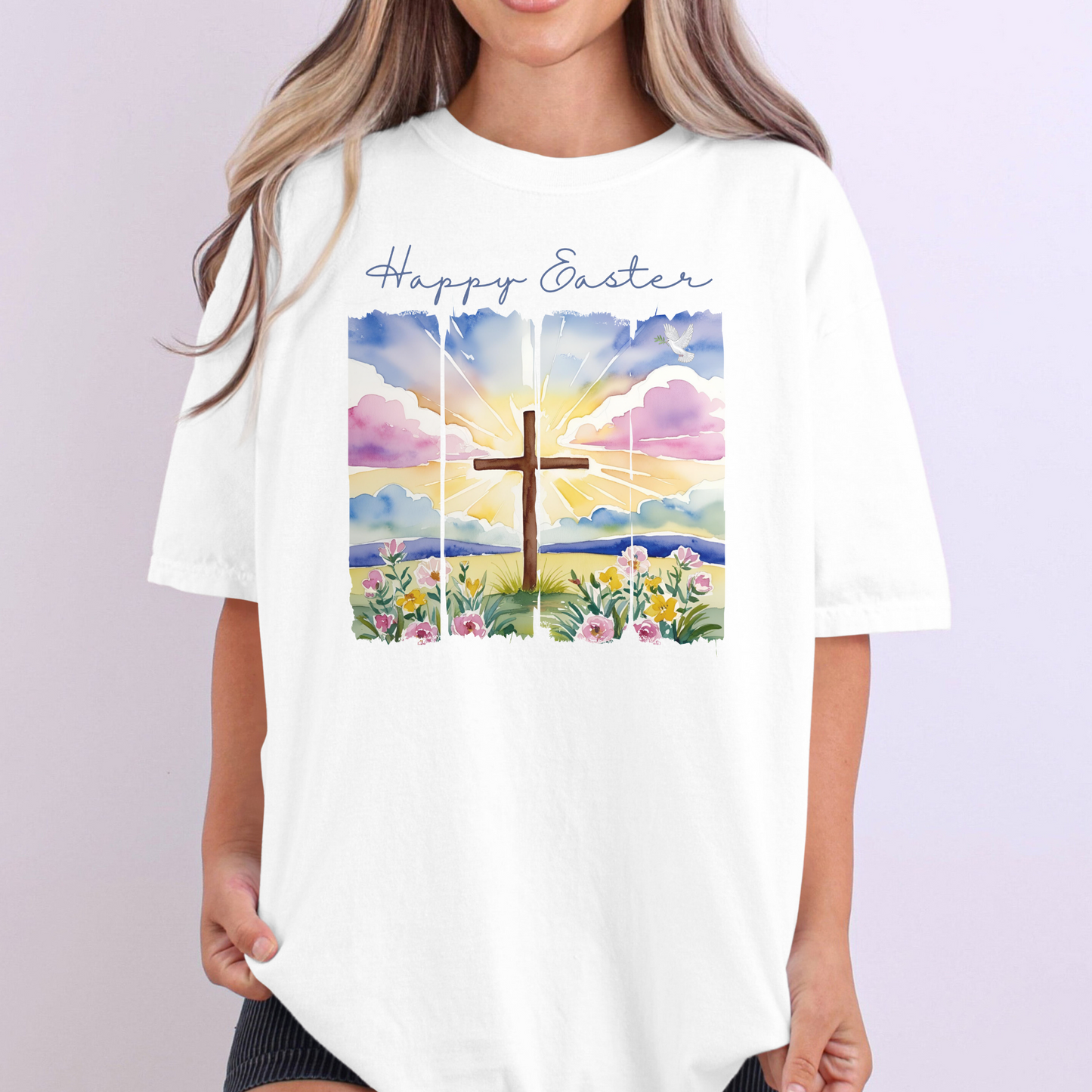 Happy Easter Shirt, Faith, Spring, Christian Tee, Jesus Tee, Graphic Tee