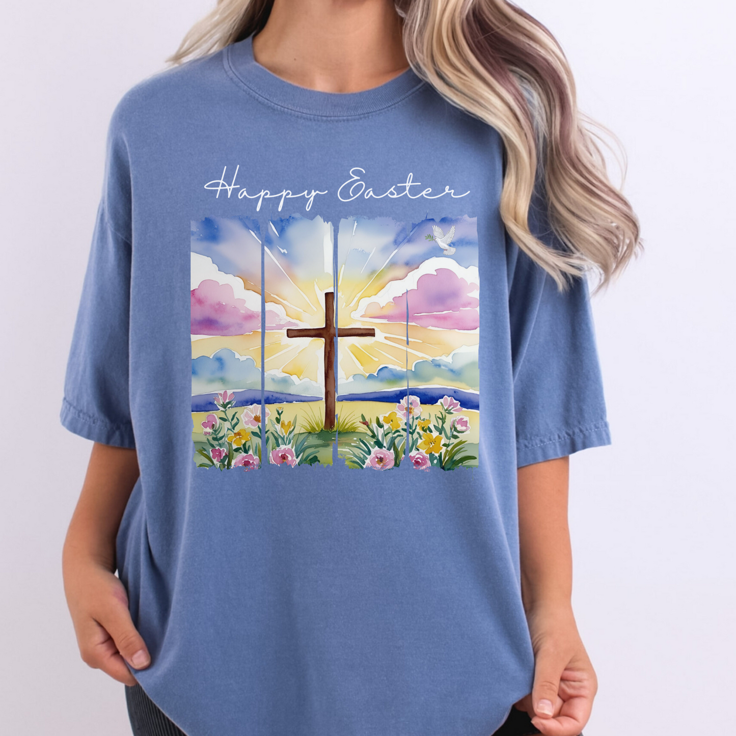 Happy Easter Shirt, Faith, Spring, Christian Tee, Jesus Tee, Graphic Tee