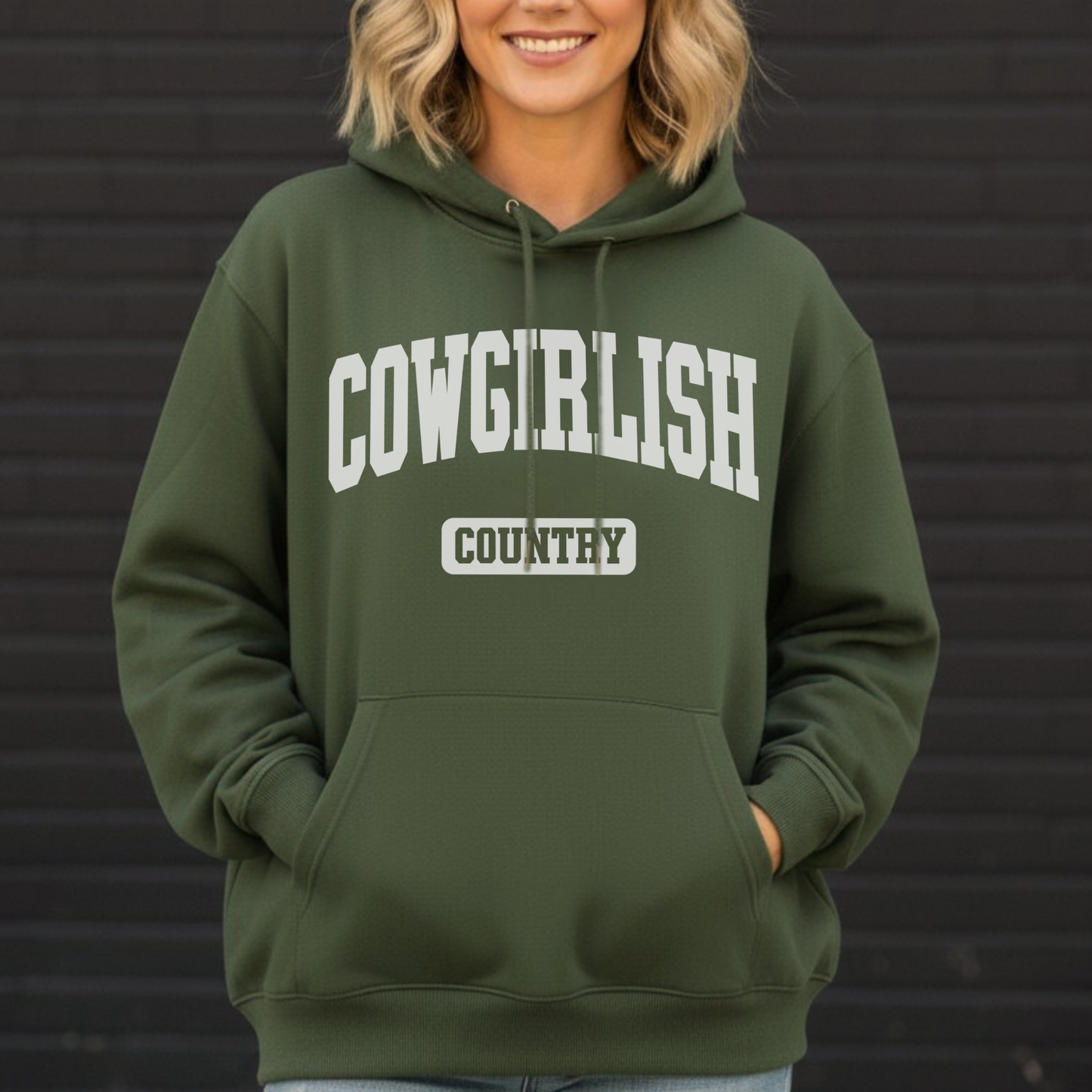 Cowgirl Country Hoodie, Western Style, Casual Wear, Gifts for Cowgirls