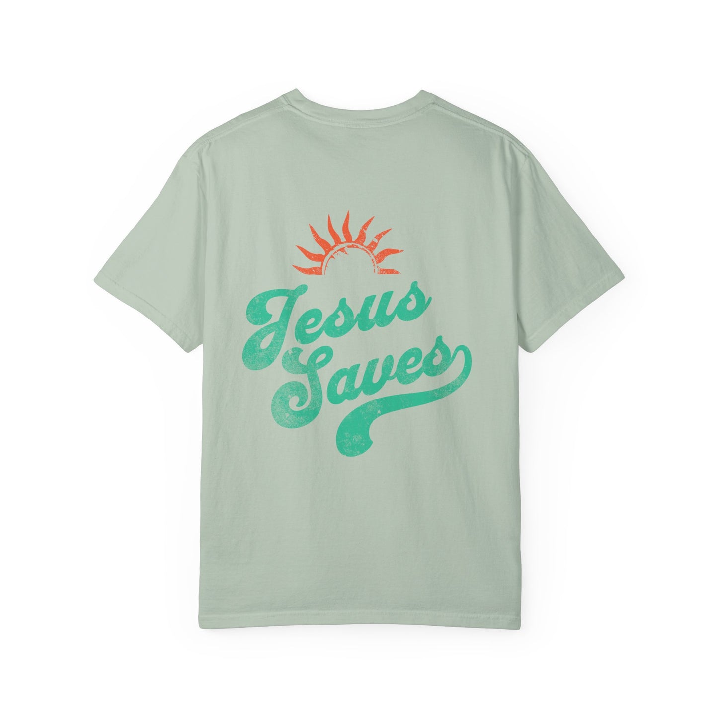 Jesus Saves Tee, Christian Tee, Church Wear, Vacation Tee, Summer Cotton T-shirt