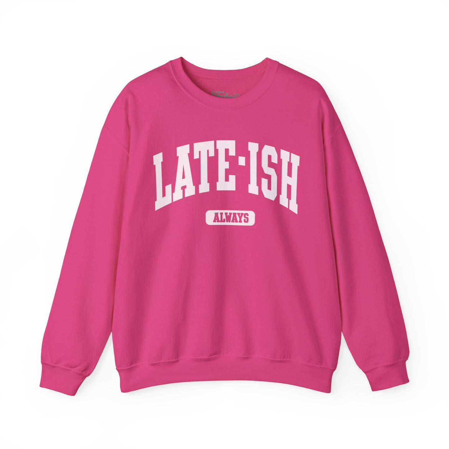 Late-ish Sweatshirt, Oversized, Soft, Cozy, Humor, Funny Gift