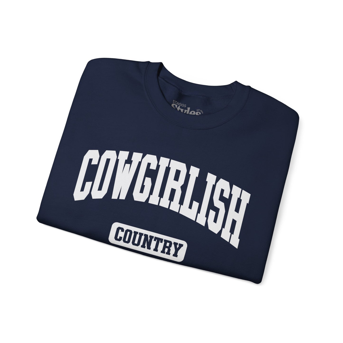Cowgirlish Sweatshirt, Soft, Cozy, Cotton, Country, Southern, Western, Gift