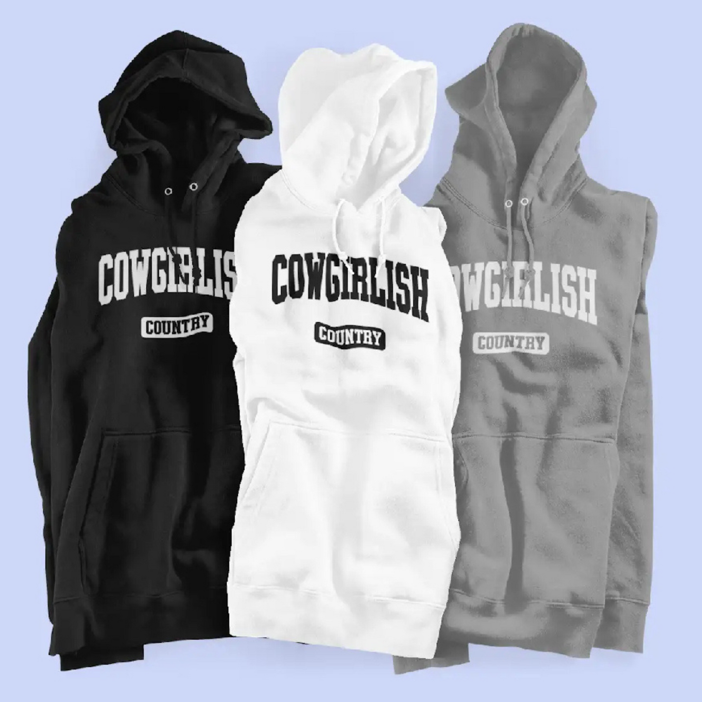 Cowgirl Country Hoodie, Western Style, Casual Wear, Gifts for Cowgirls