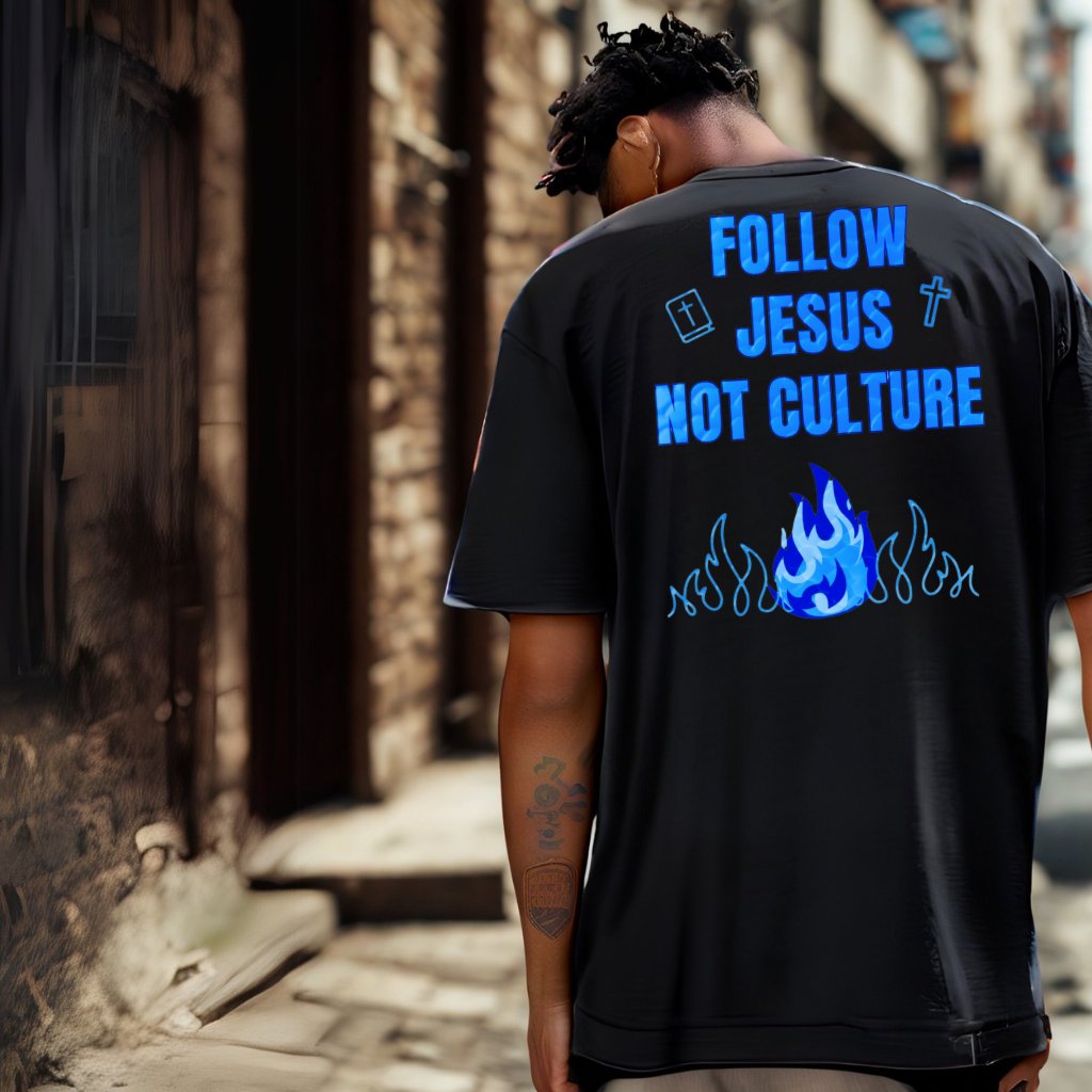 Follow Jesus Not Culture Shirt, Inspirational, Faith, Jesus