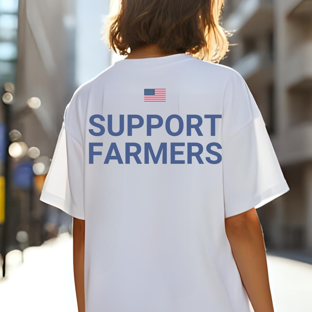 Support Farmers Shirt, Farmers Tee, Southern Shirt, USA Made Cotton Tee