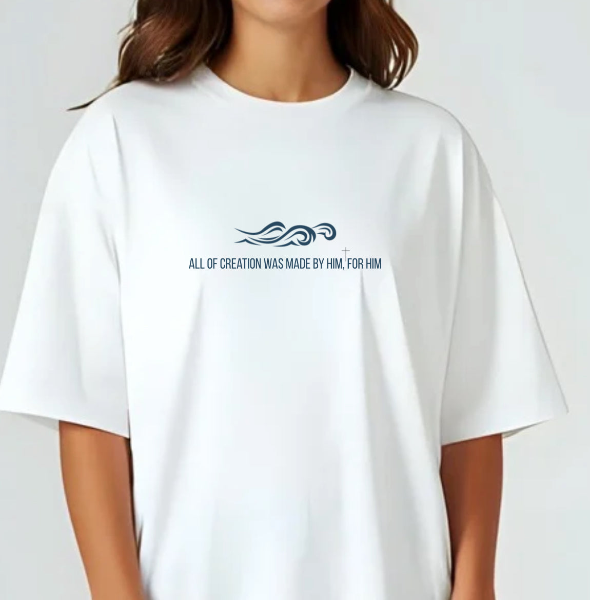 Wind & Waves Obey King Jesus Tee, Church Tee, Casual Christian Shirt, Ocean, Whale, Spiritual Tee