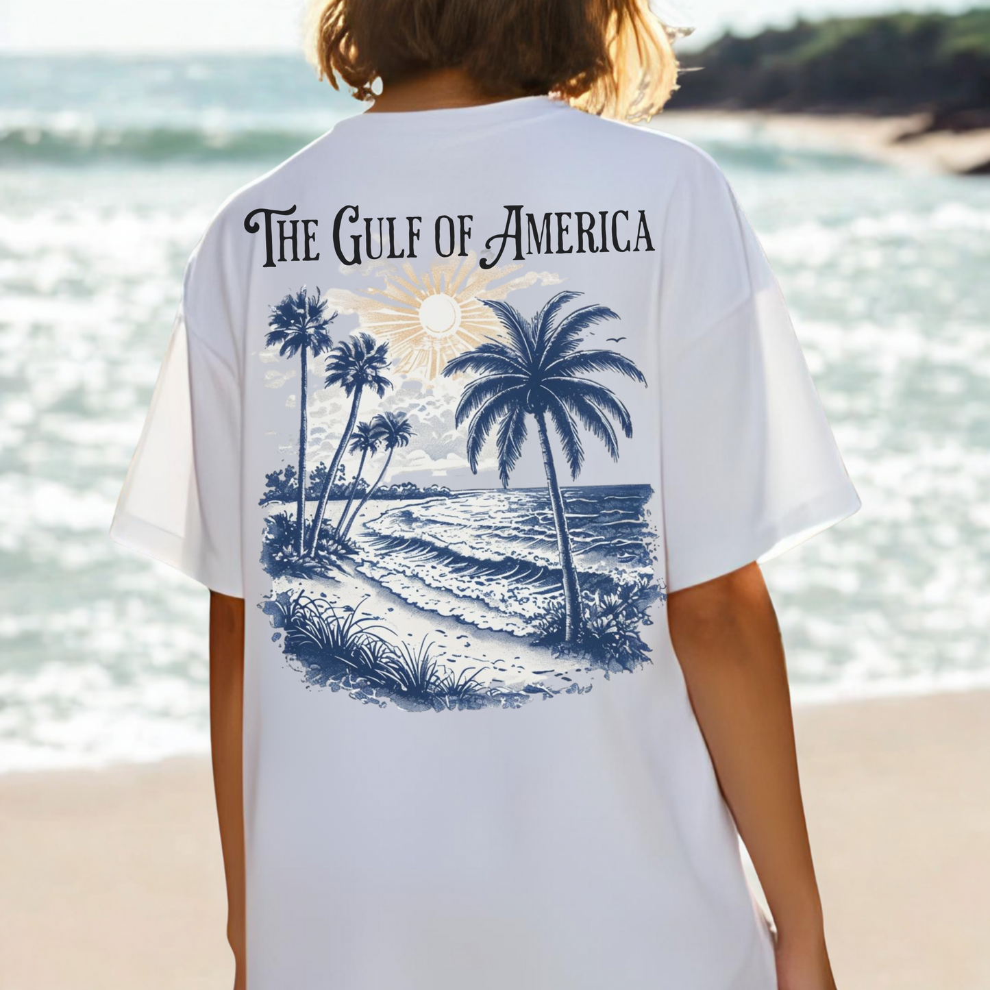 Gulf of America Women’s T-Shirt | Unisex Beach Tee, Summer Vibes, Vacation Wear, Coastal Living, Nautical Gift, Travel Souvenir