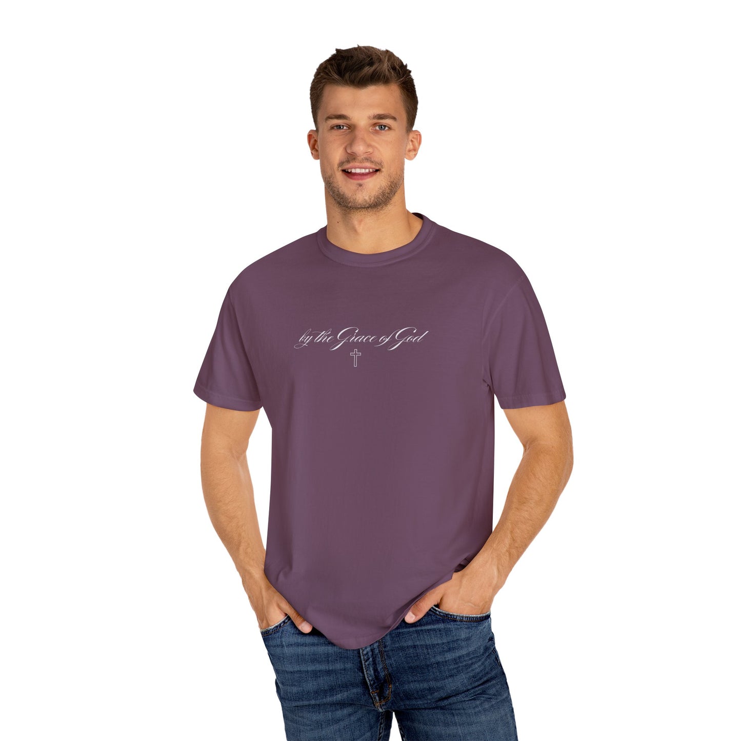 It's Not Luck, It's Jesus Shirt, Custom Comfort Colors, Faith, Inspiration, Church Shirt, Christian Tee (37)
