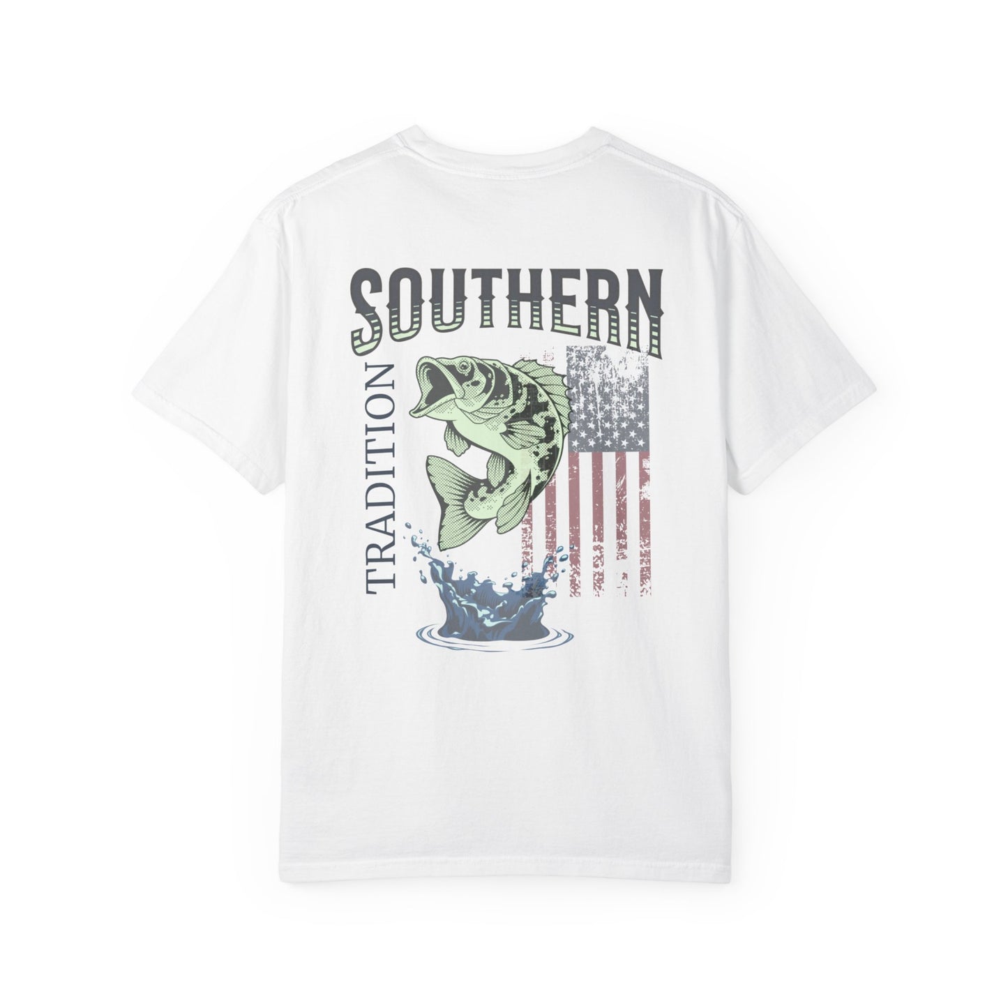 Southern Tradition Fishing Shirt, Fathers Day Gift, US Flag, Bass Fish