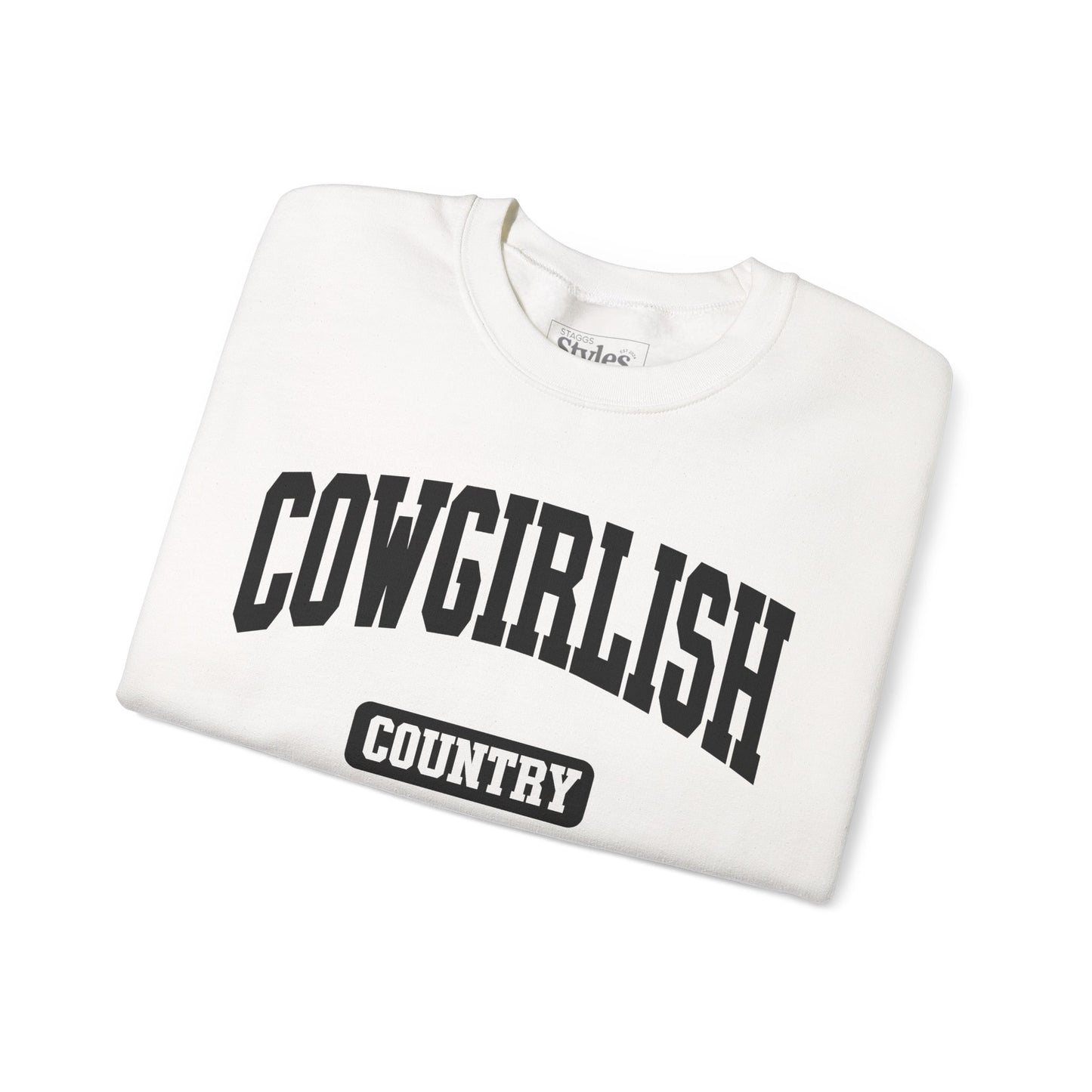 Cowgirlish Sweatshirt, Soft, Cozy, Cotton, Country, Southern, Western, Gift