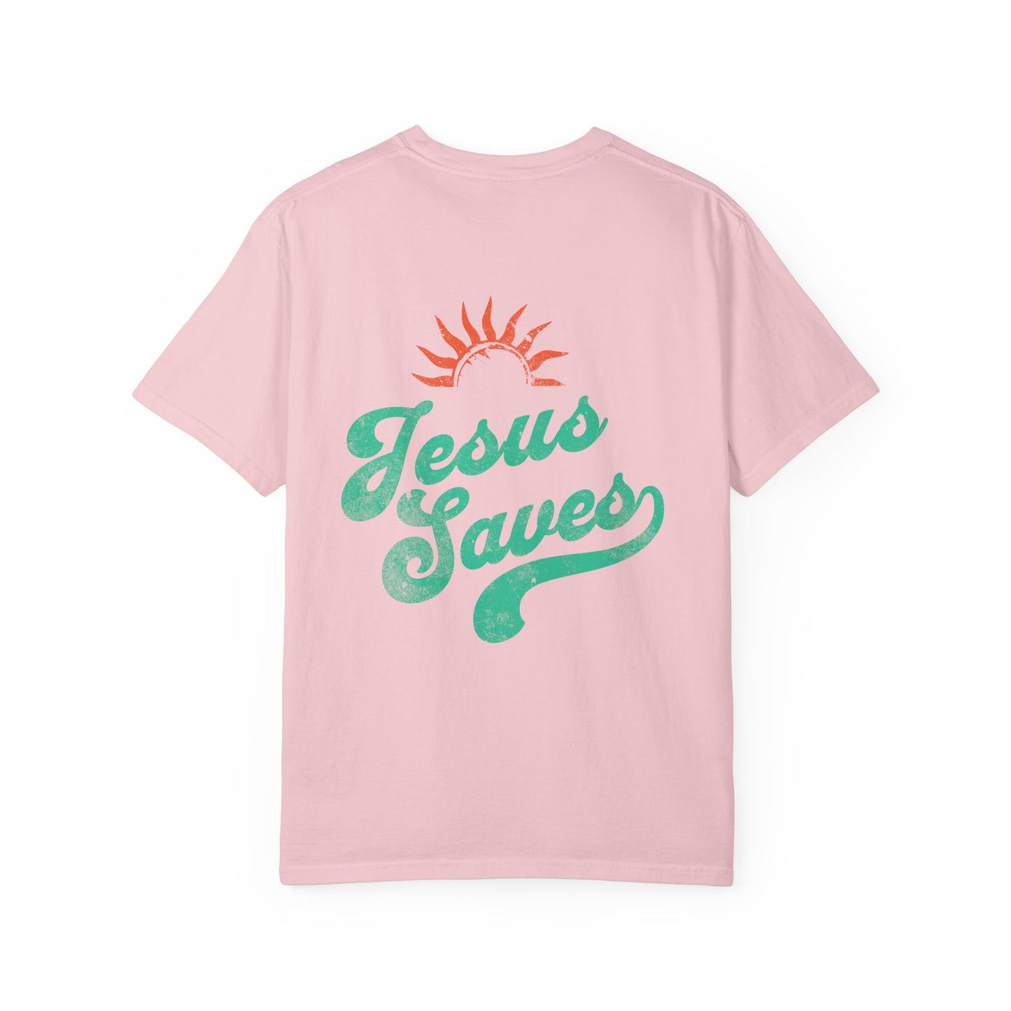 Jesus Saves Tee, Christian Tee, Church Wear, Vacation Tee, Soft Cotton T-shirt