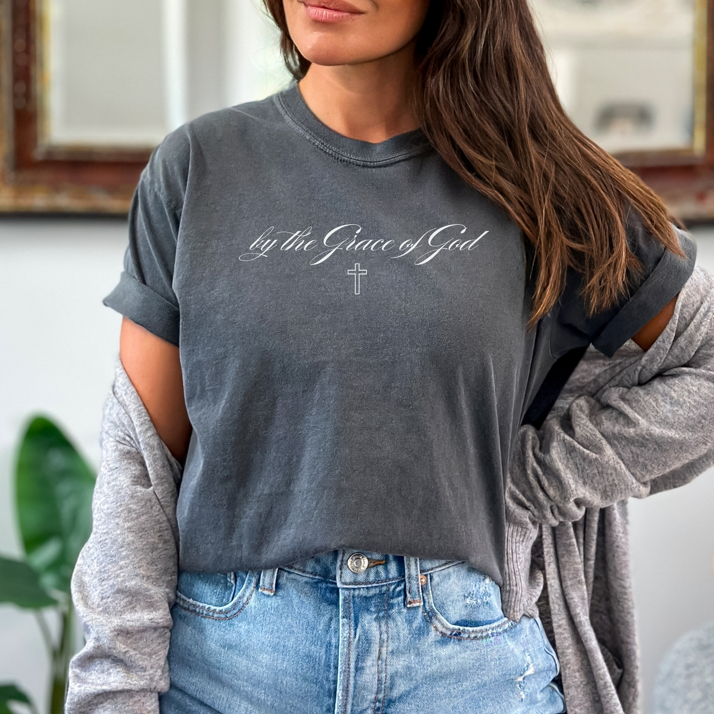 It's Not Luck, It's Jesus Shirt, Comfort Colors, Free Shipping, Faith Inspiration, Church Fit, Christan. (37)