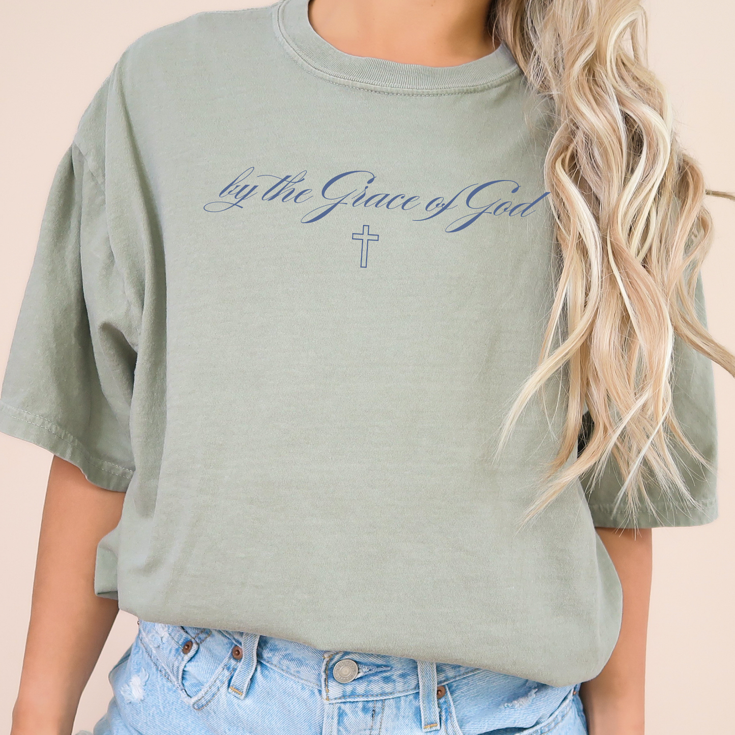 It's Not Luck, It's Jesus Shirt, Comfort Colors, Free Shipping, Faith Inspiration, Church Fit, Christan. (37)