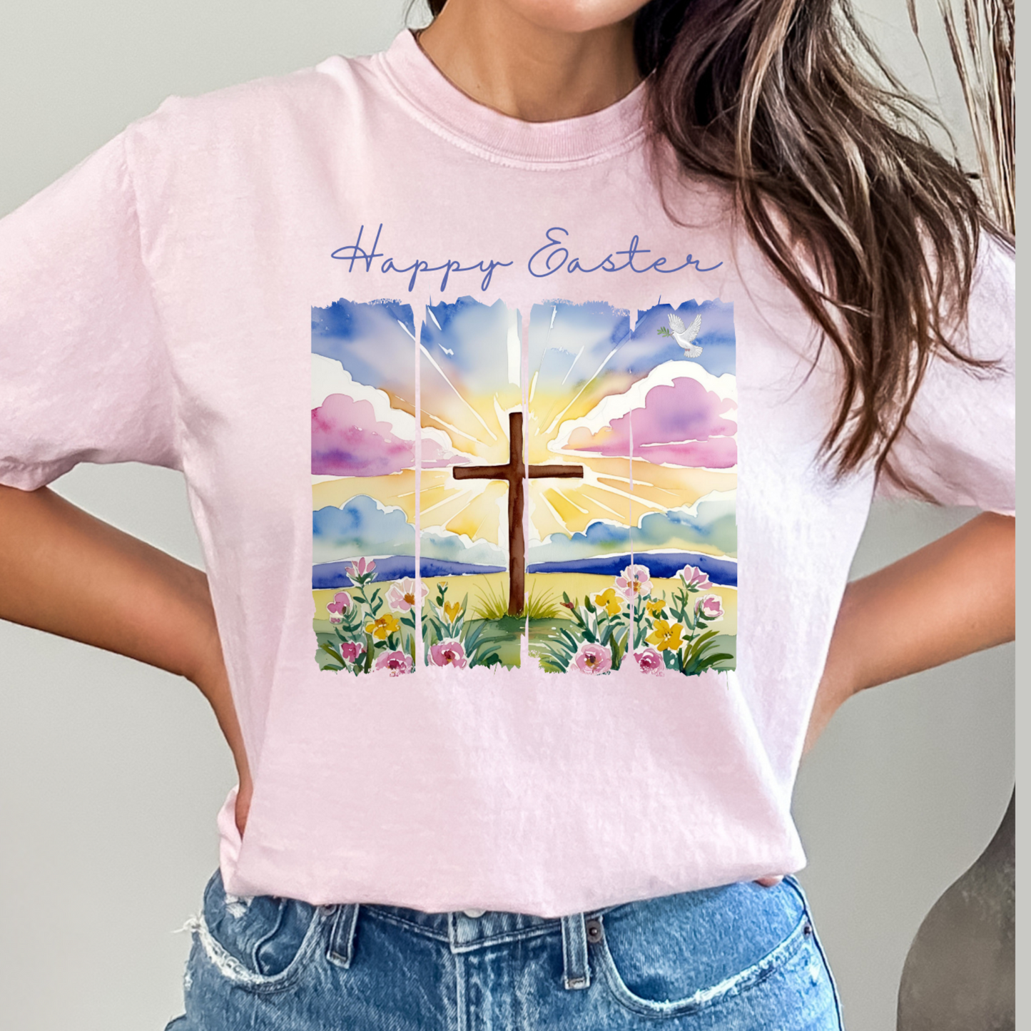 Happy Easter Shirt, Faith, Spring, Christian Tee, Jesus Tee, Graphic Tee