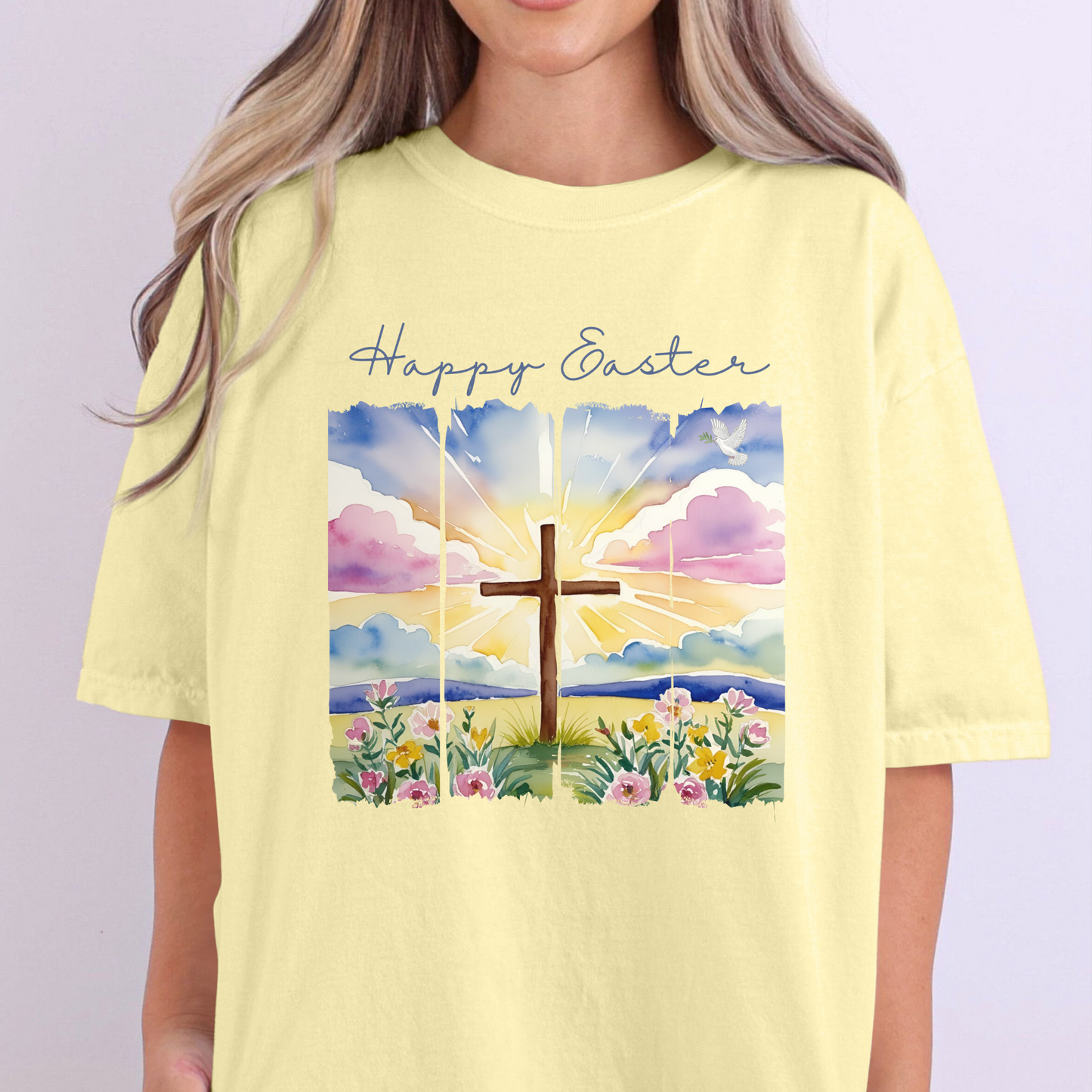 Happy Easter Shirt, Faith, Spring, Christian Tee, Jesus Tee, Graphic Tee