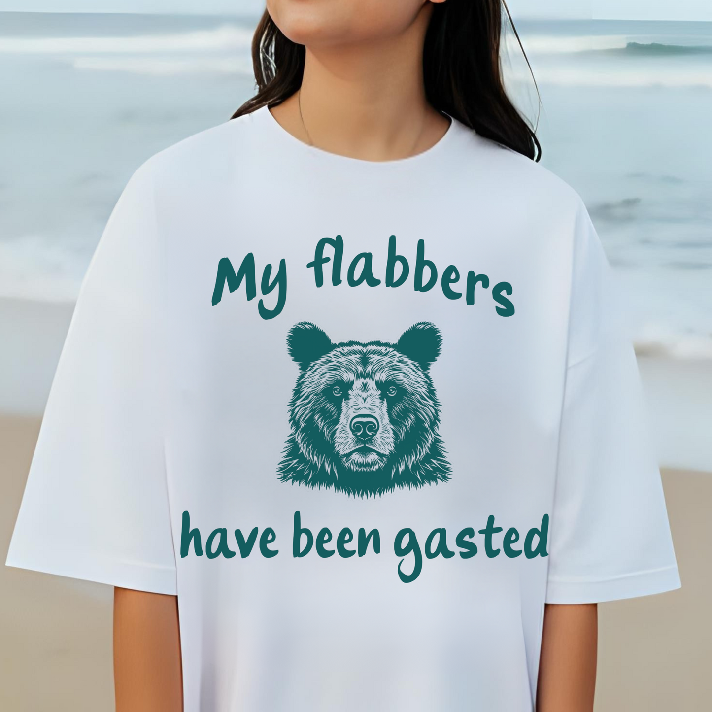 Funny Bear T-Shirt, Humor Unisex Graphic Tee, Humorous Animal Shirt, Gift for Animal Lovers, Cute Casual Wear, Birthday, Flabbergasted Tee
