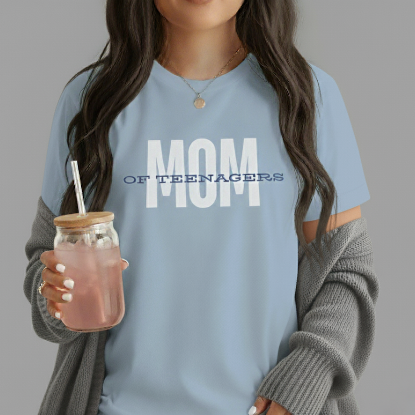 Mom of Teenagers Shirt, Motherhood Graphic T-Shirt, Casual Mom Life Tee, Parenting Humor