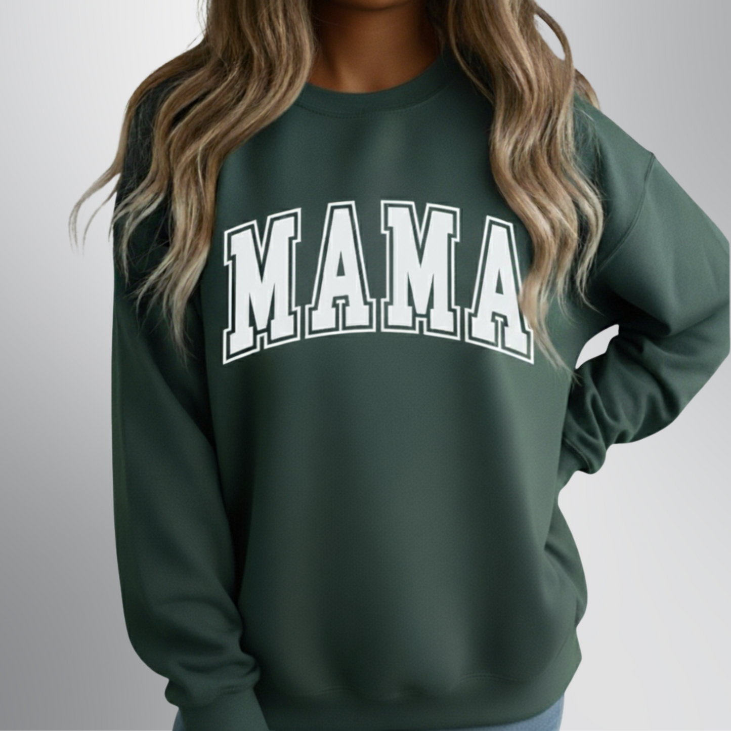 Mama Sweatshirt, Casual Cozy Cotton, Gift for Moms, Mothers Day, Birthday