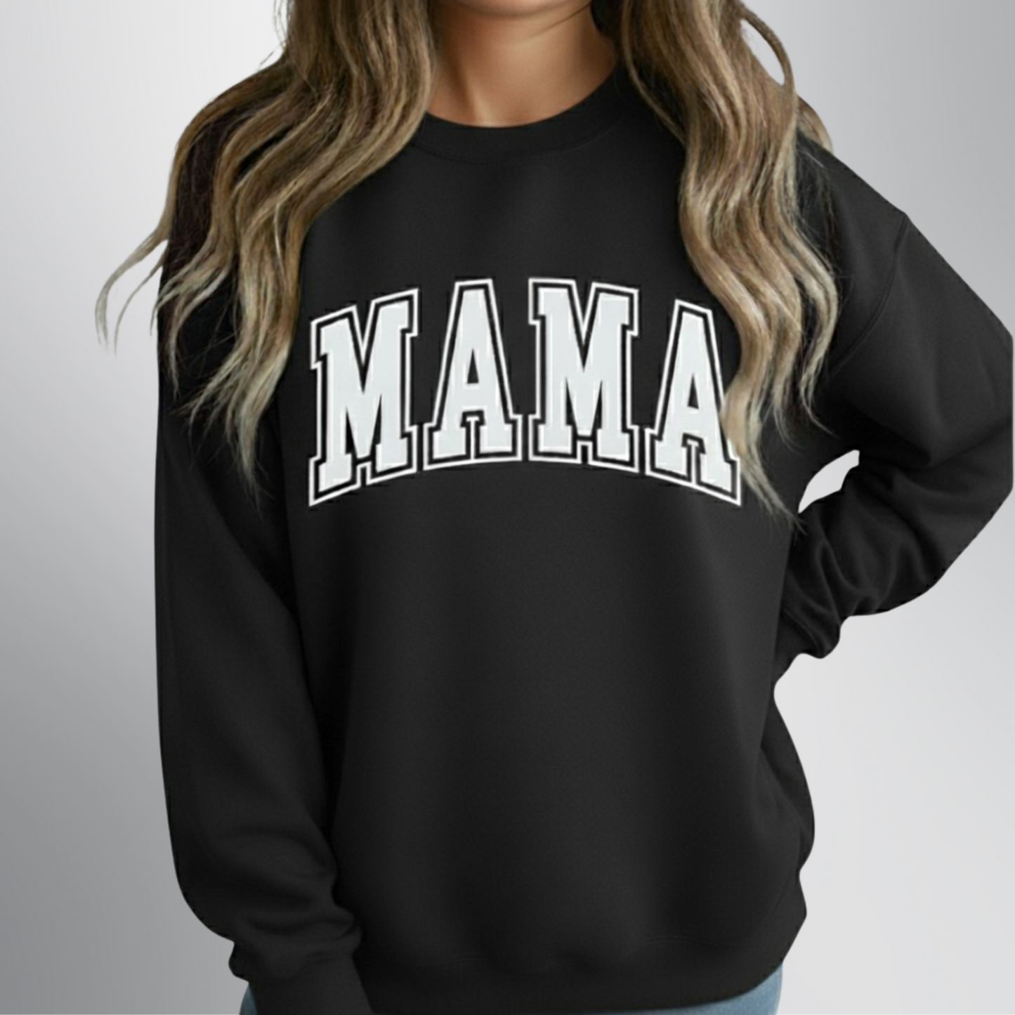 Mama Sweatshirt, Casual Cozy Cotton, Gift for Moms, Mothers Day, Birthday