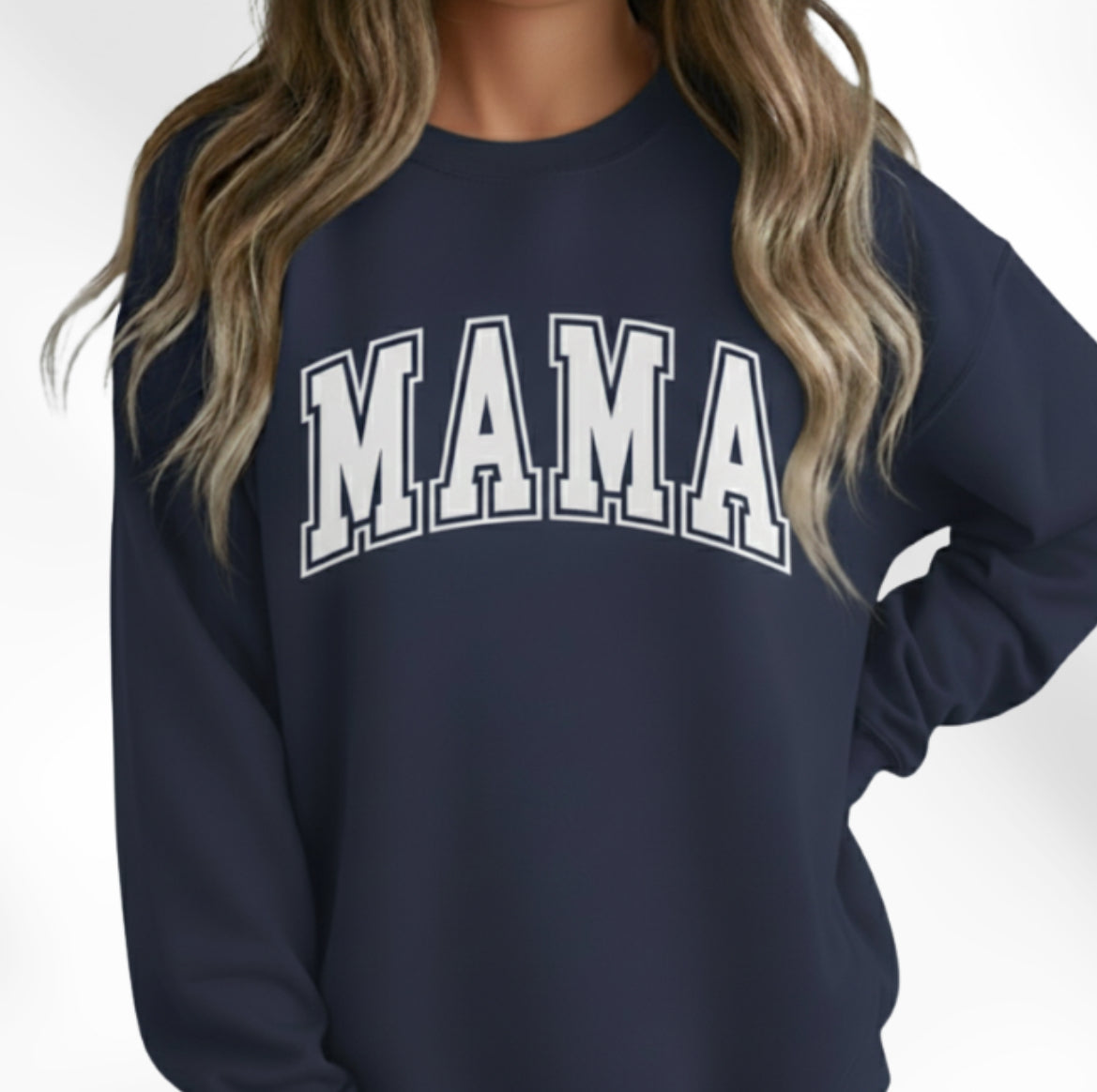 Mama Sweatshirt, Casual Cozy Cotton, Gift for Moms, Mothers Day, Birthday