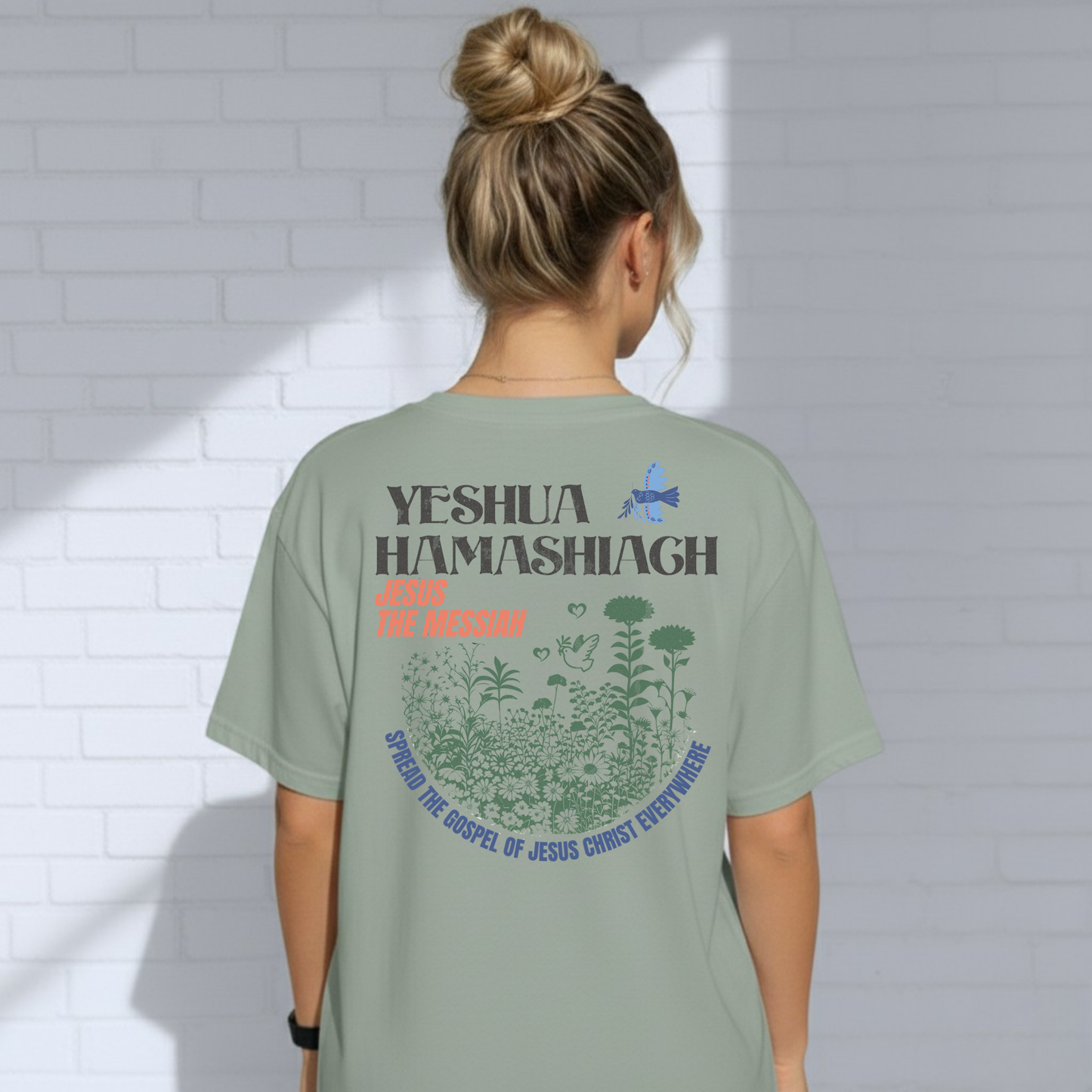 Gospel Christian Shirt, Faith T-Shirt, Inspiration, Jesus, Church Wear, Flower Seeds Tee