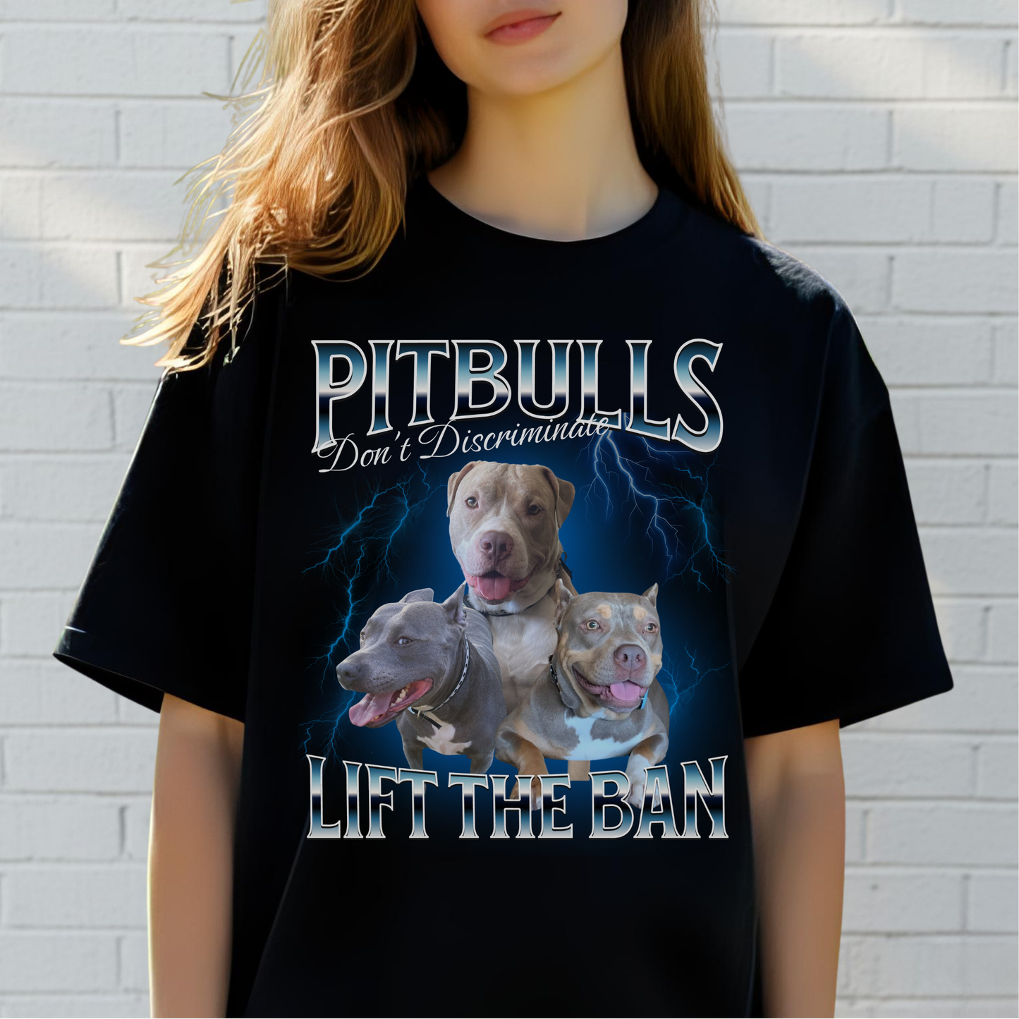 Pitbull Pride Shirt, Unisex T-Shirt, Dog Lover Gift, Animal Rescue, Casual Wear, Pet Lover Apparel, Lift the Ban
