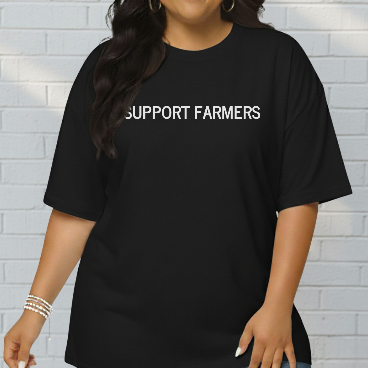 Support Farmers Shirt, Farmers Tee, Southern Shirt, Cotton T-Shirt