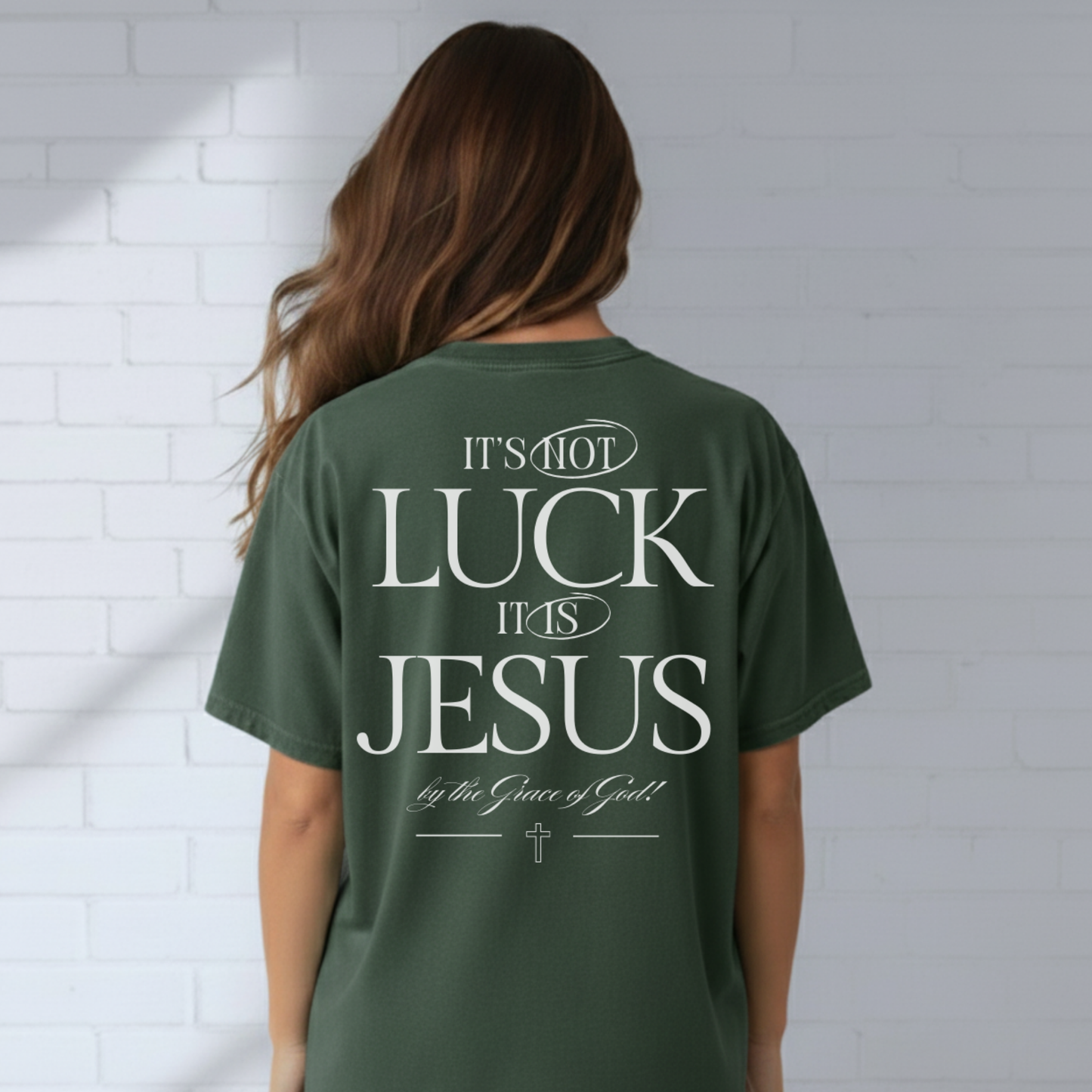 It's Not Luck It's Jesus Shirt, Faith, Inspiration, Church Shirt, Christian Tee