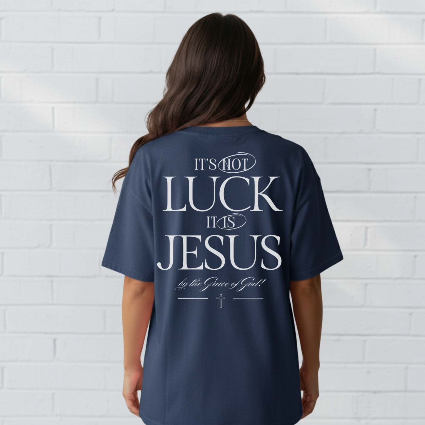 It's Not Luck It's Jesus Shirt, Faith, Inspiration, Church Shirt, Christian Tee