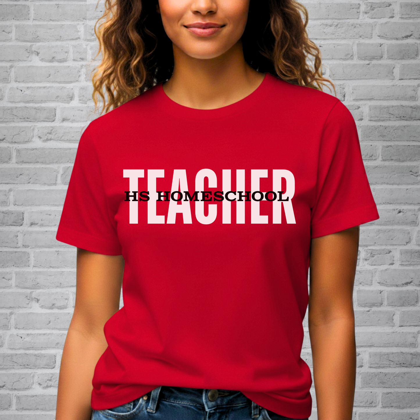 High School Homeschool Teacher Tee, Soft Shirt, Cotton T-Shirt, Gift for Teachers