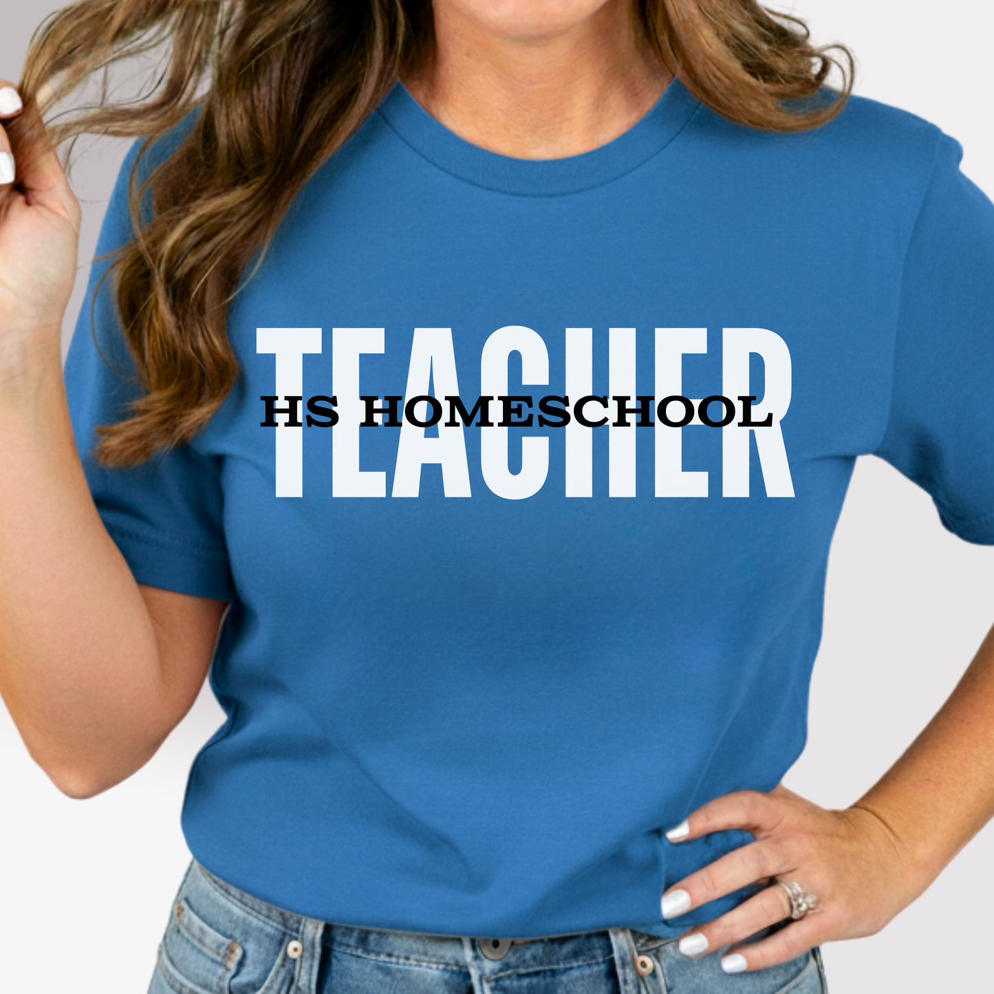 High School Homeschool Teacher Tee, Soft Shirt, Cotton T-Shirt, Gift for Teachers