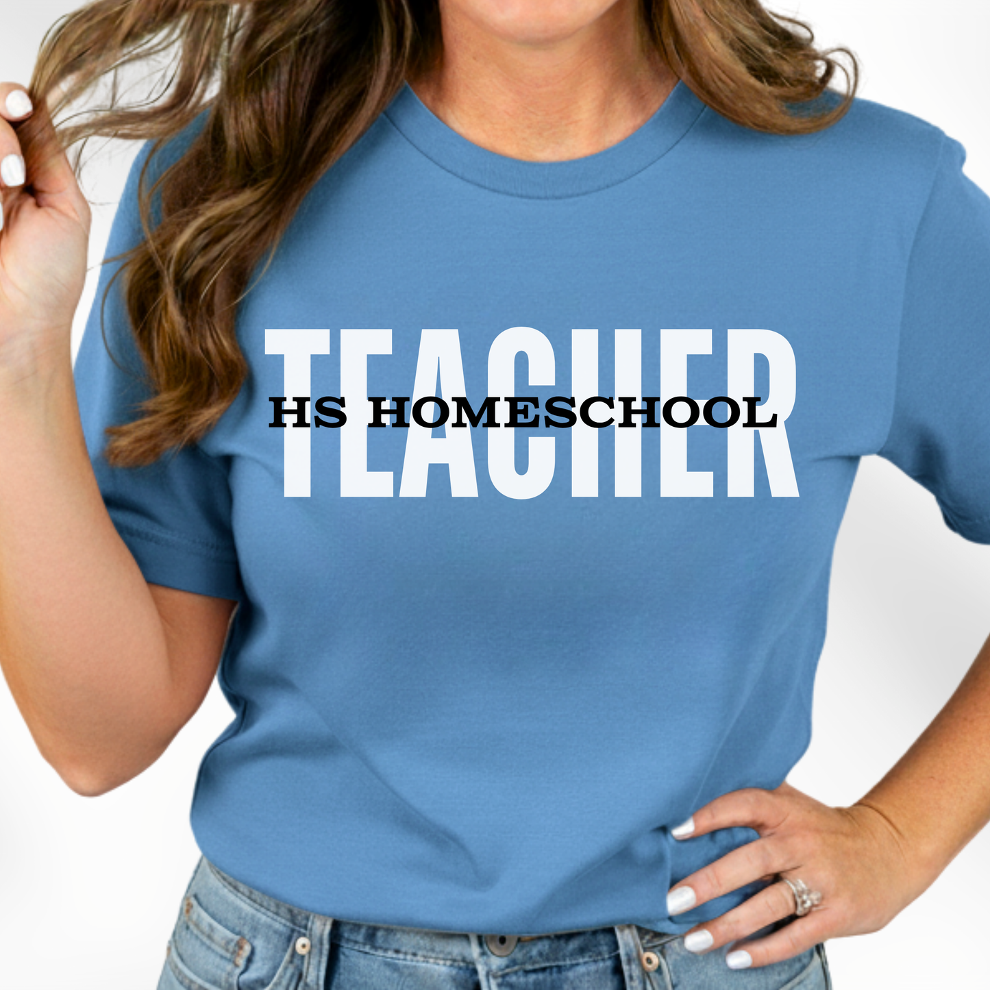 High School Homeschool Teacher Tee, Soft Shirt, Cotton T-Shirt, Gift for Teachers