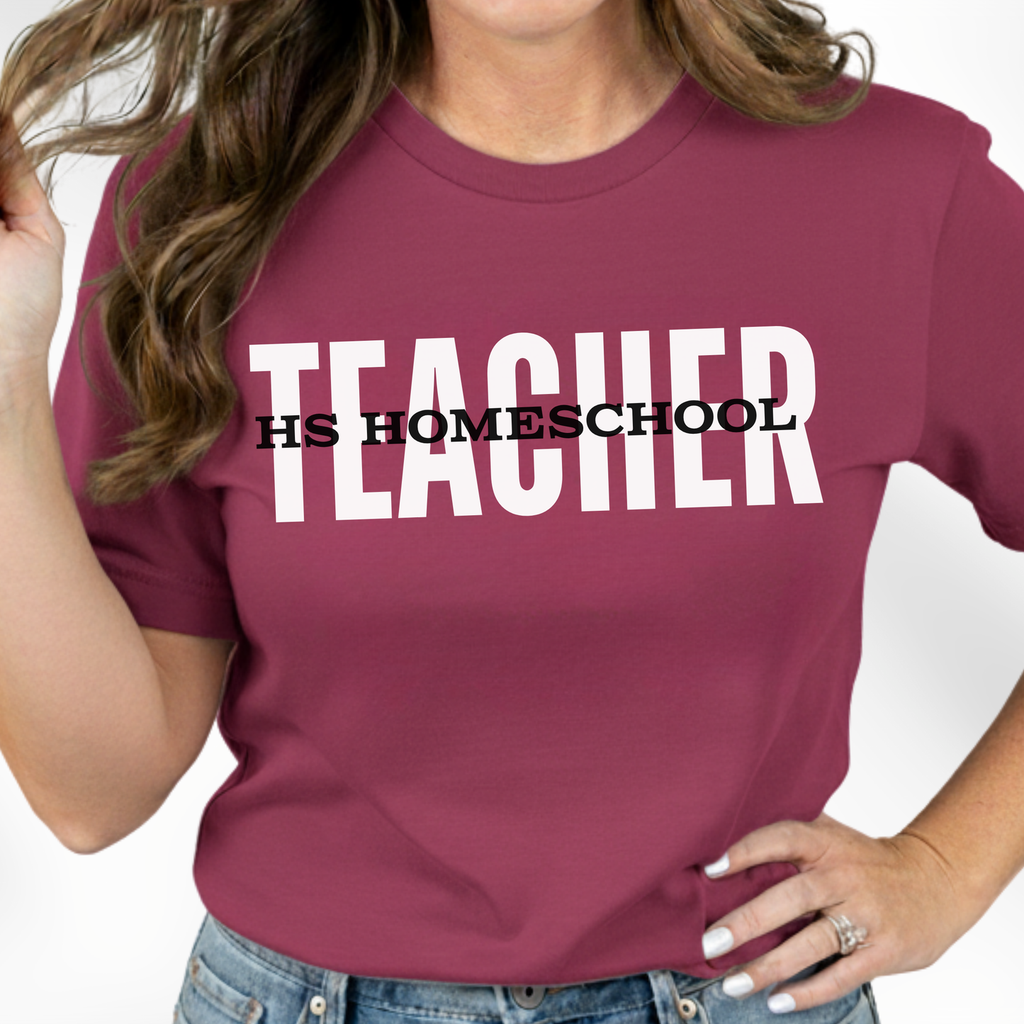 High School Homeschool Teacher Tee, Soft Shirt, Cotton T-Shirt, Gift for Teachers