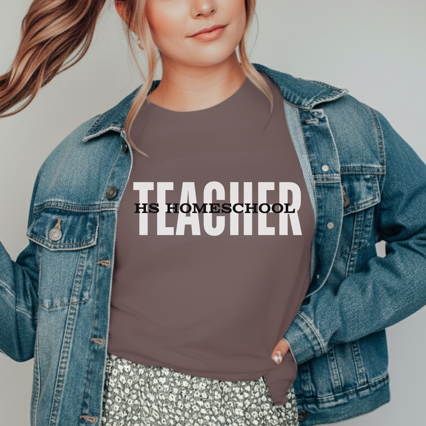 High School Homeschool Teacher Tee, Soft Shirt, Cotton T-Shirt, Gift for Teachers