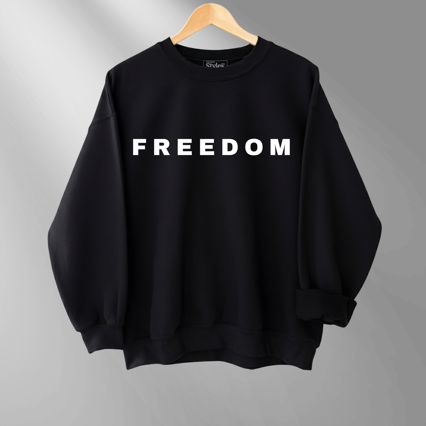 Freedom Sweatshirt, Men's Unisex Crewneck, USA Sweatshirt, Gift