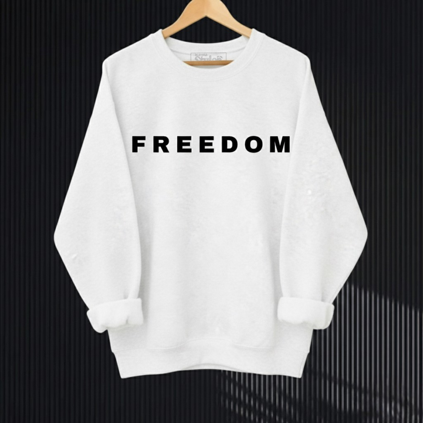 Freedom Sweatshirt, Women's Unisex Crewneck, USA Sweatshirt, Gift