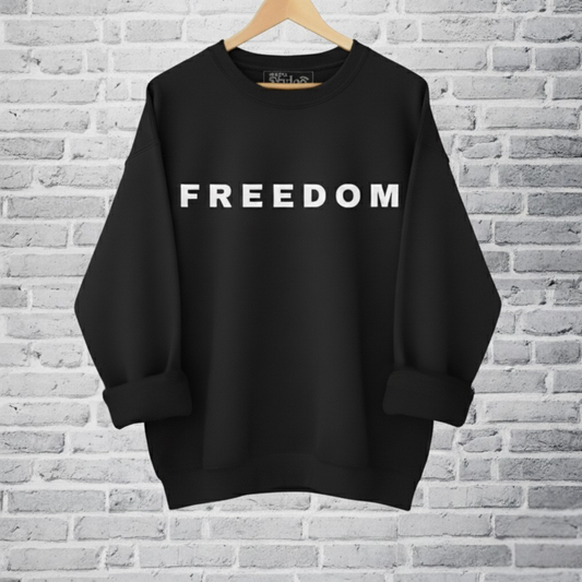 Freedom Sweatshirt, Women's Unisex Crewneck, USA Sweatshirt, Gift