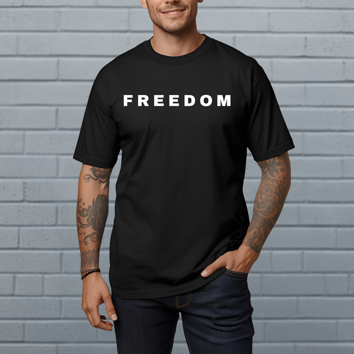 Freedom Unisex Shirt, Men's Casual Everyday Wear, American, USA, Gift