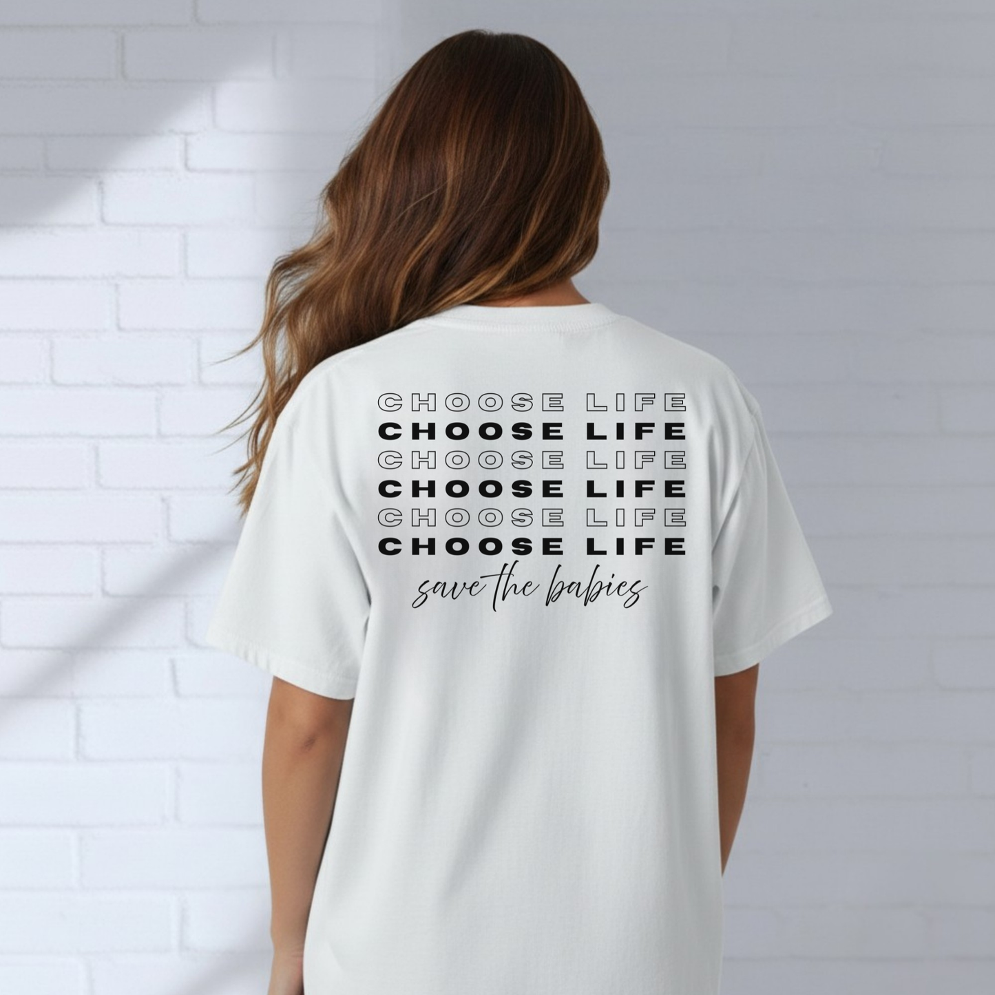 Choose Life Shirt, Pro-Life Unisex T-Shirt, Inspirational Apparel