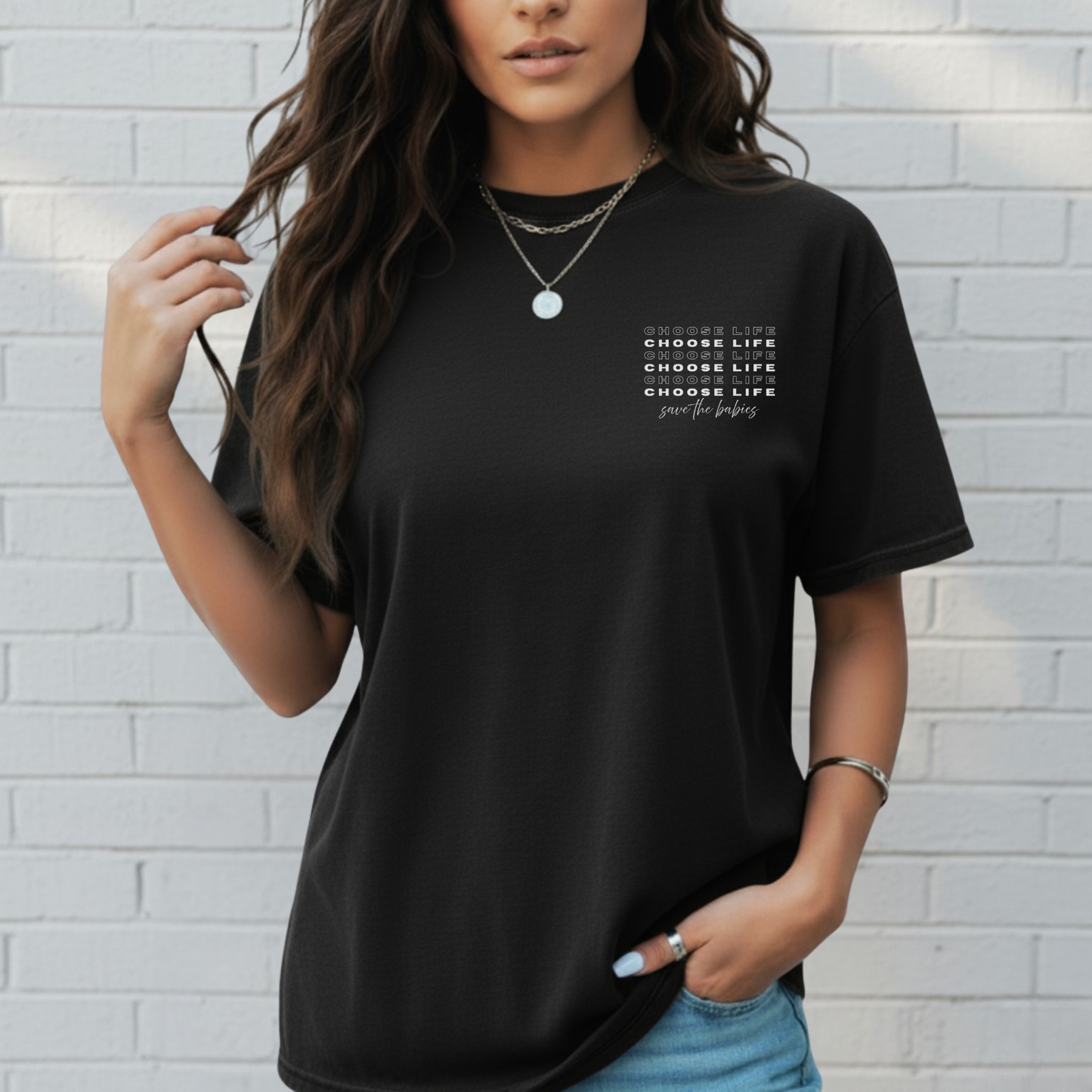 Choose Life Shirt, Pro-Life Unisex T-Shirt, Inspirational Apparel